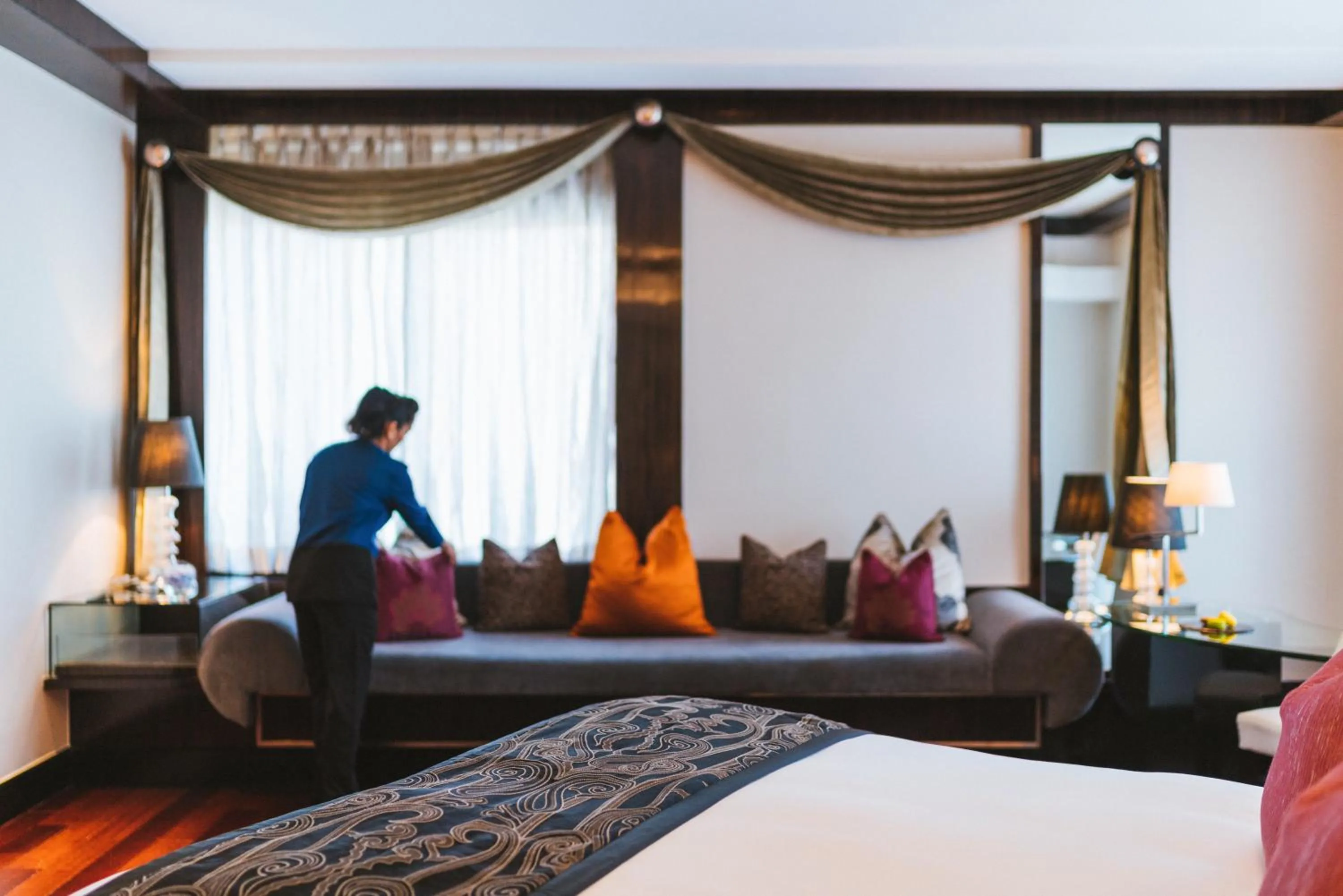 Bedroom, Bed in Sofitel Mumbai BKC