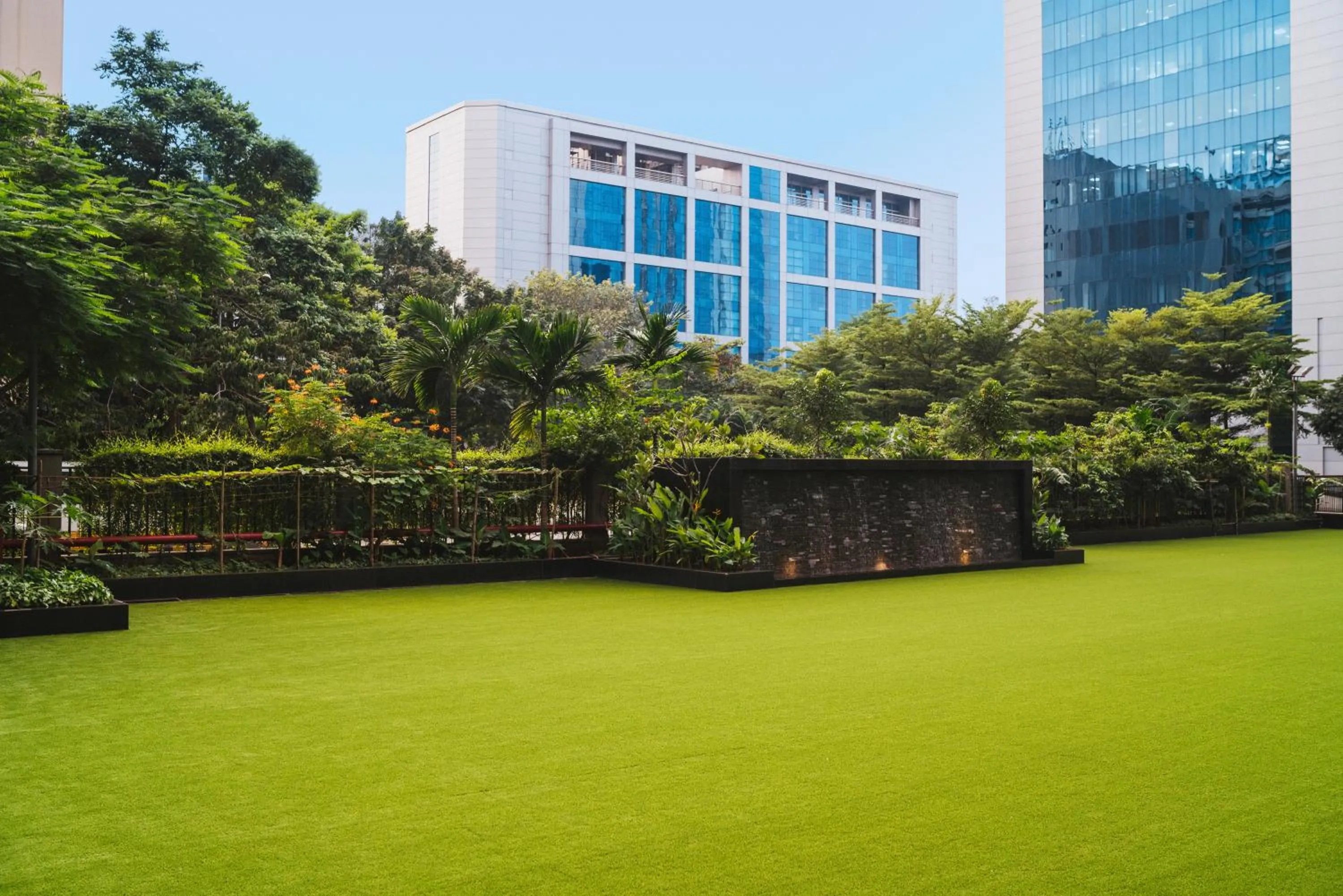 Garden in Sofitel Mumbai BKC