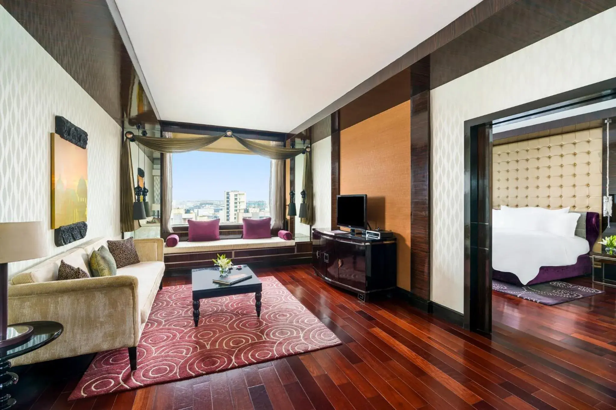 Opera Suite, King Bed, Living Area with Lounge Access, Breakfast, Hi-tea, Cocktail Hours, Meeting Room access for an Hour, Airport Transfers (T1 & T2) - single occupancy in Sofitel Mumbai BKC Opera Suite, King Bed, Living Area with Lounge Access, Breakfast, Hi-tea, Cocktail Hours, Meeting Room access for an Hour, Airport Transfers (T1 & T2) - single occupancy in Sofitel Mumbai BKC