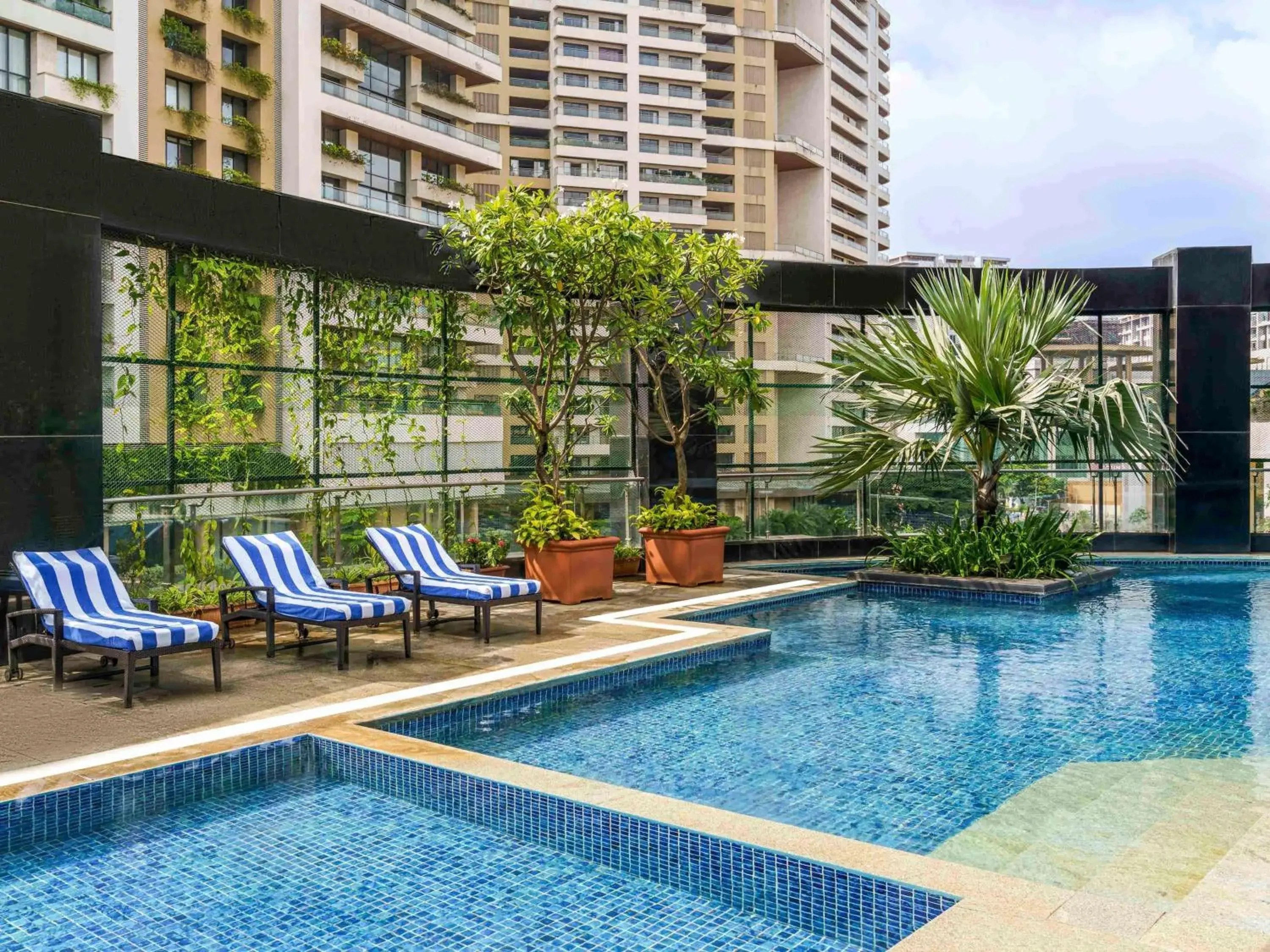 Pool view in Sofitel Mumbai BKC Pool view in Sofitel Mumbai BKC