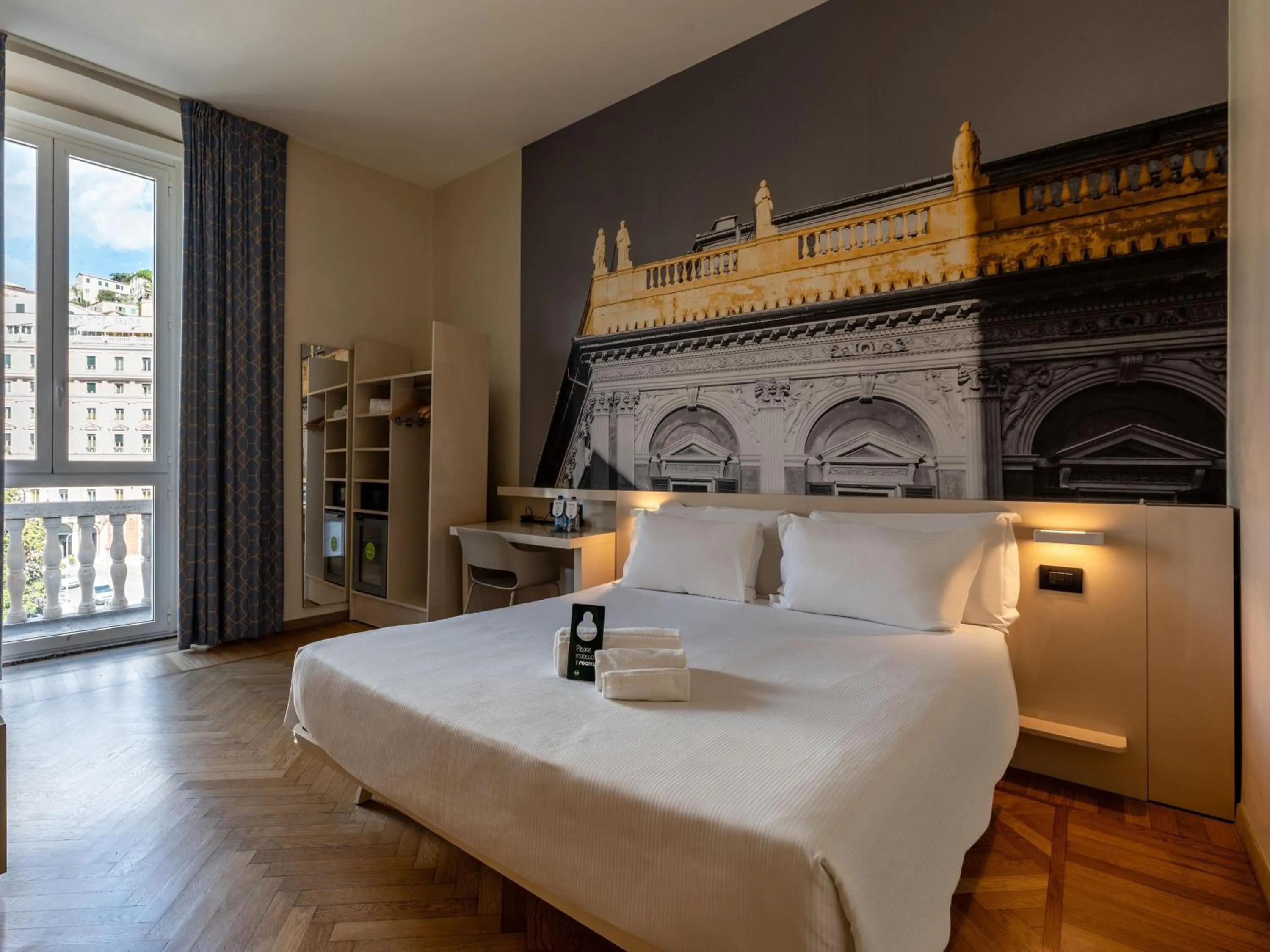 Photo of the whole room, Bed in B&B Hotel Genova Principe