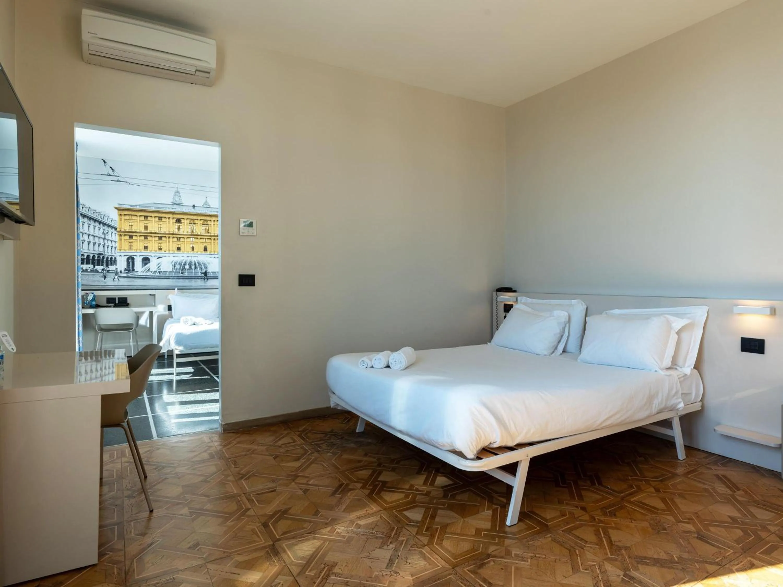 Photo of the whole room, Bed in B&B Hotel Genova Principe