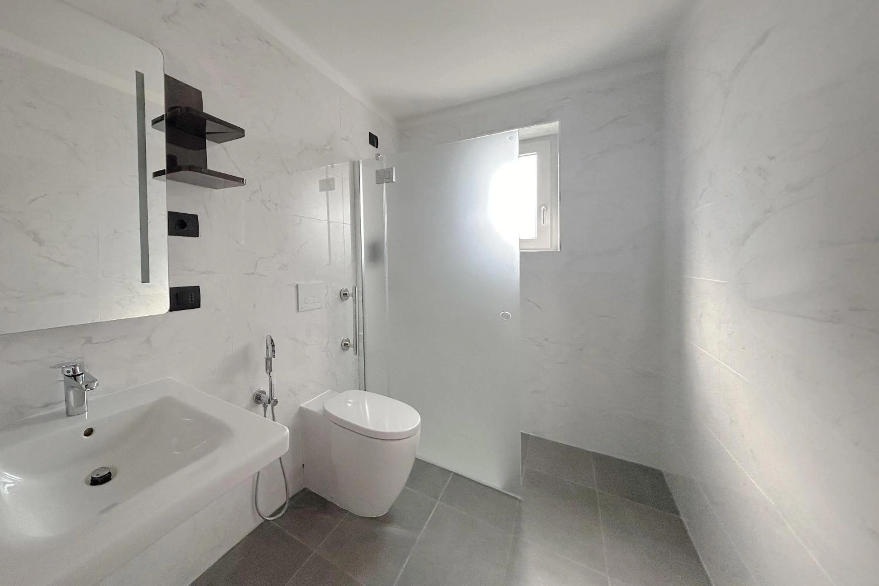 Bathroom in B&B Hotel Genova Principe