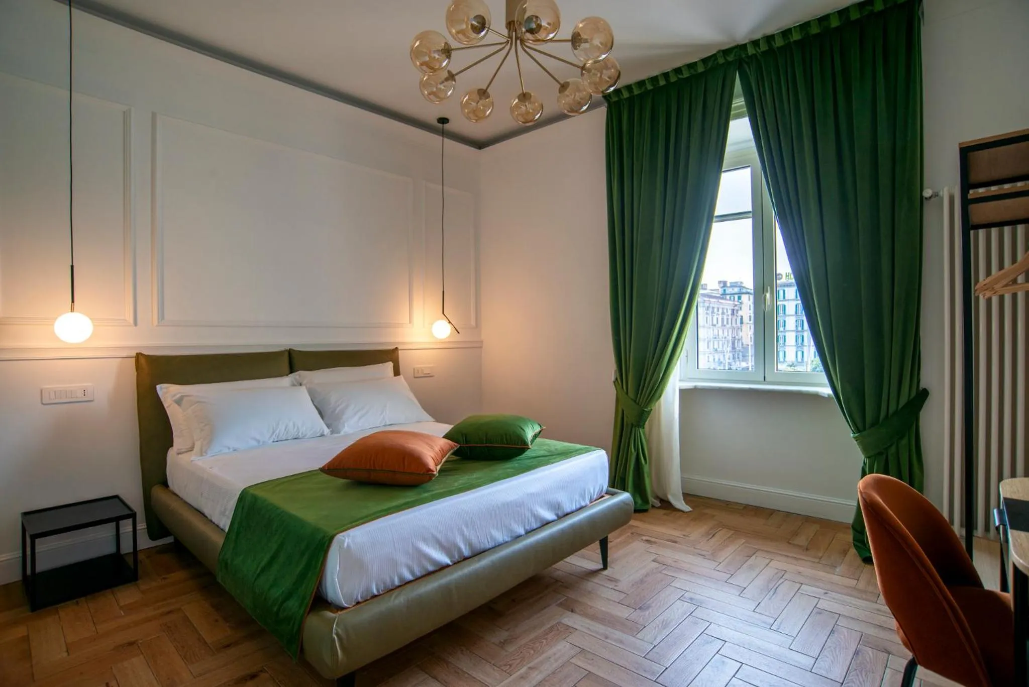 Bed in The Five Rooms Napoli