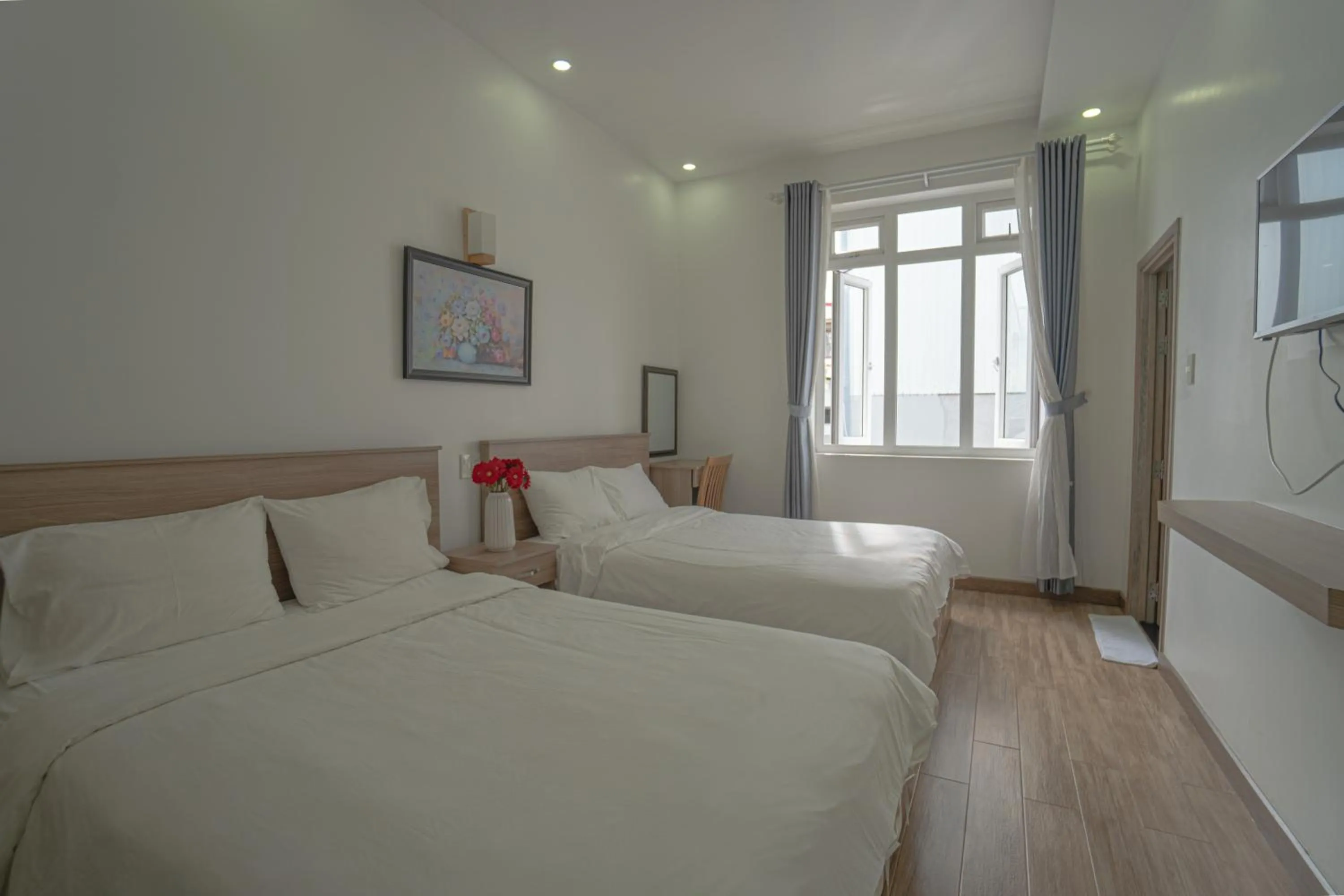Bed in Belle Amour Hotel