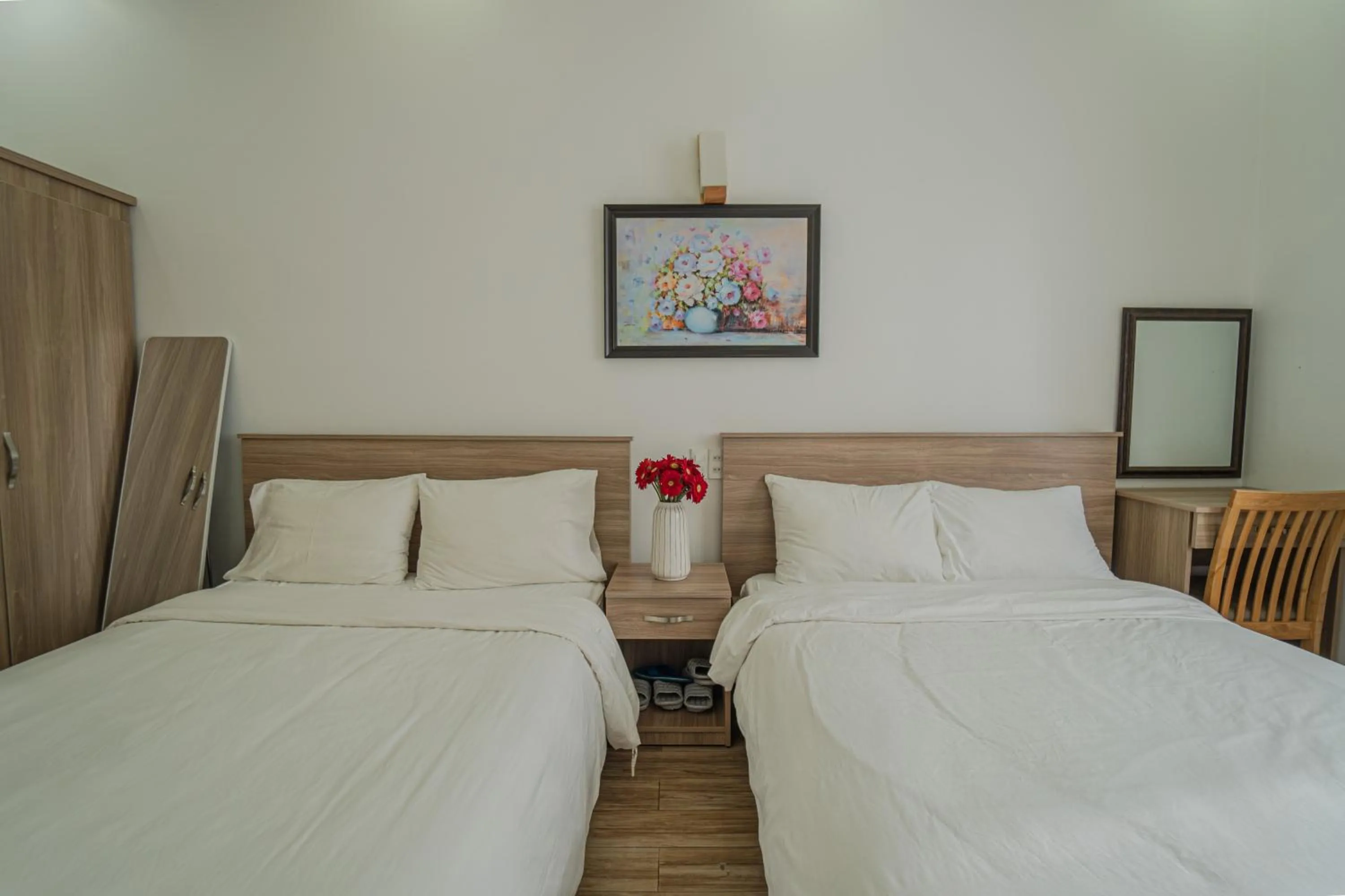 Bed in Belle Amour Hotel