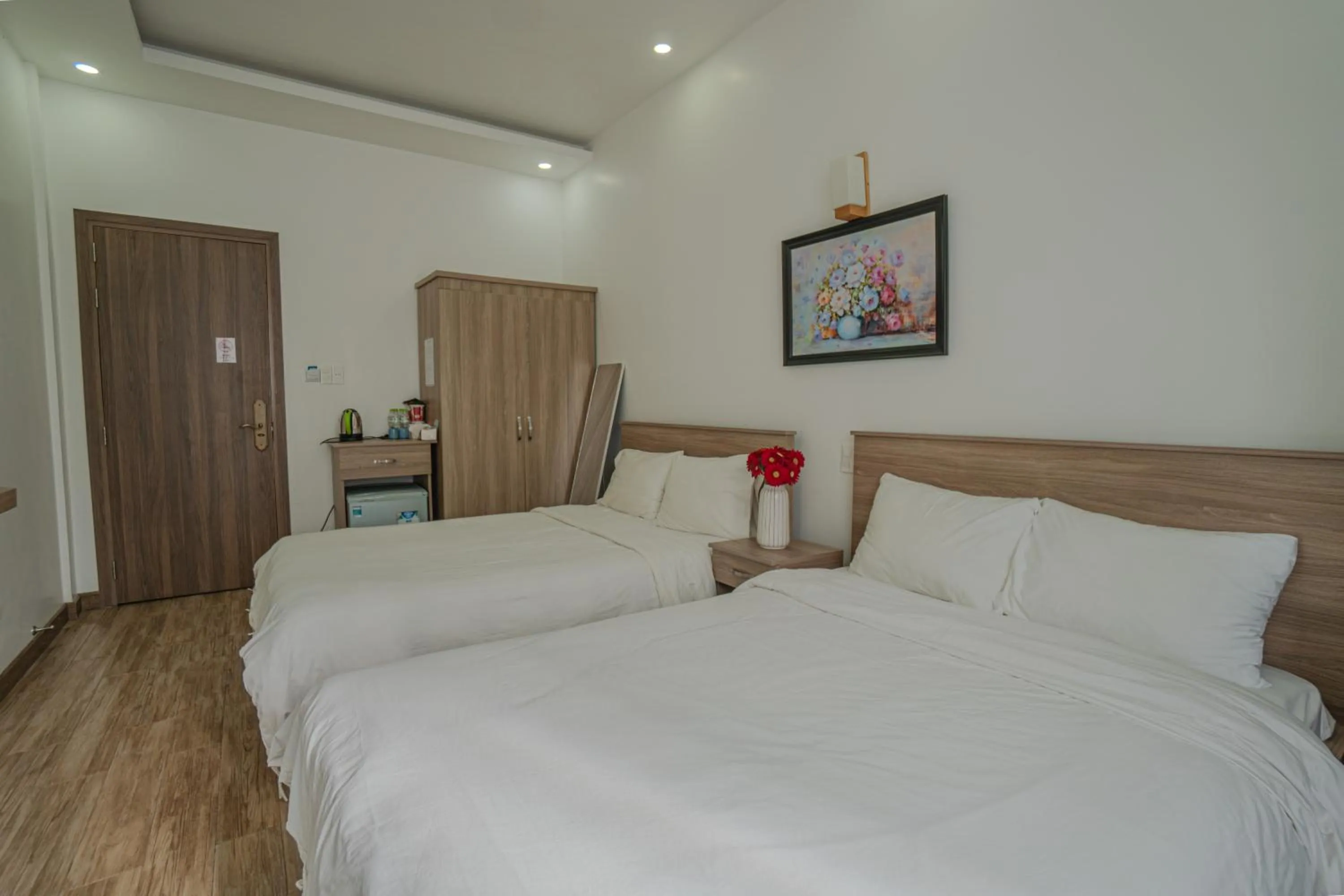 Bed in Belle Amour Hotel