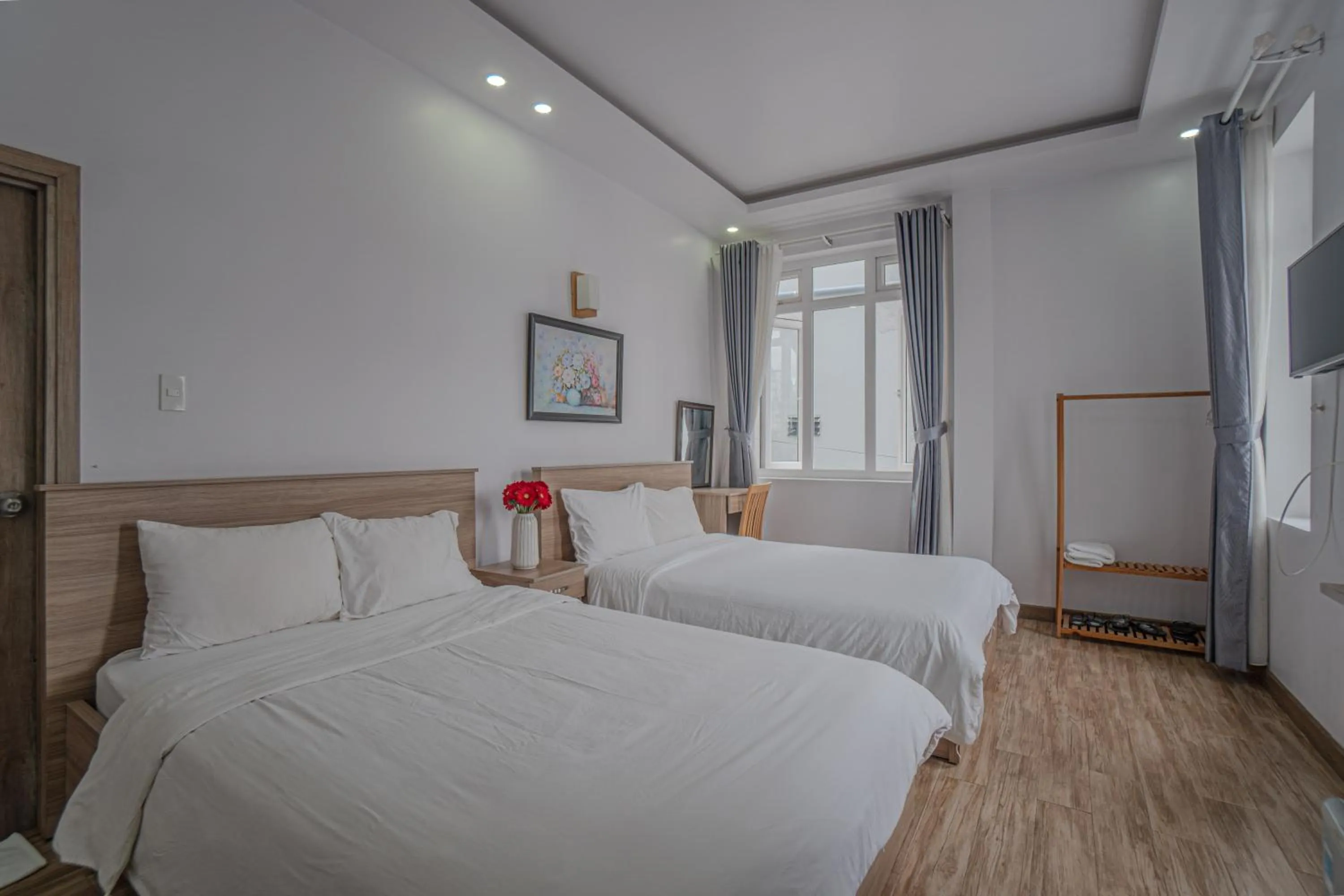 Bed in Belle Amour Hotel