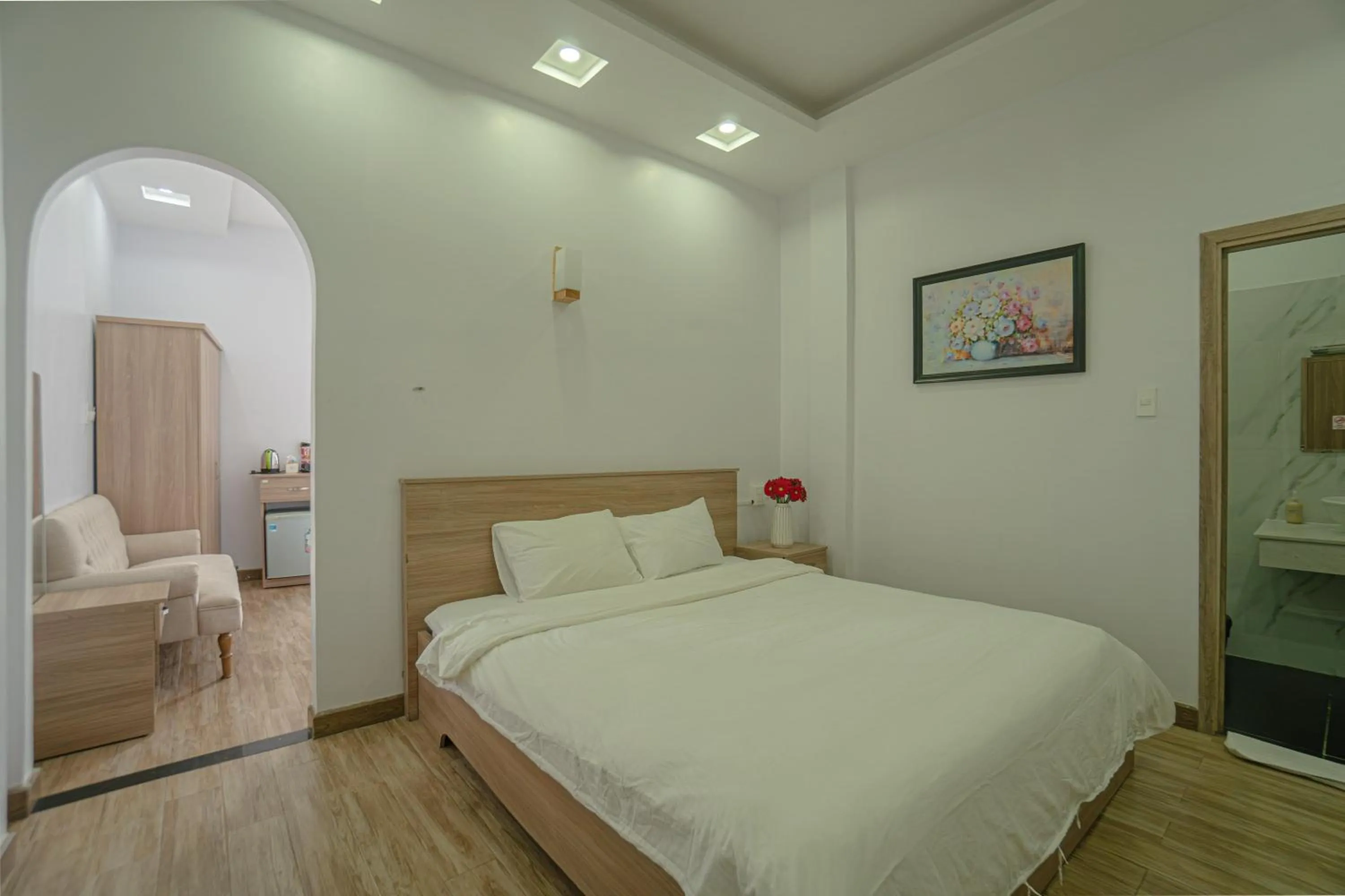 Bed in Belle Amour Hotel