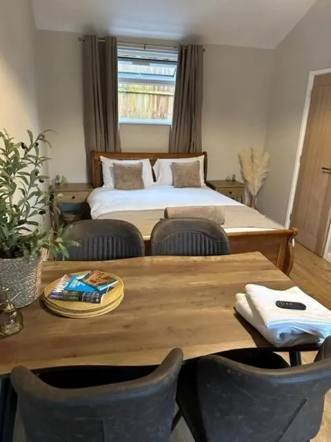 Bed in The Mortal Man Inn