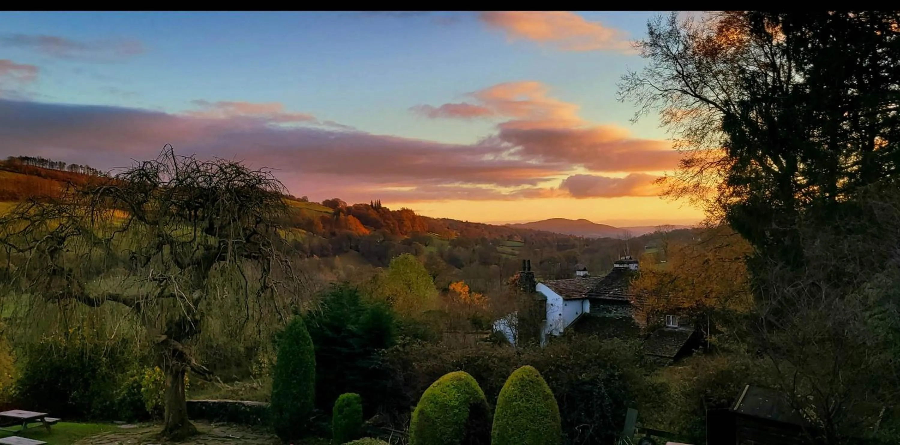 Garden in The Mortal Man Inn
