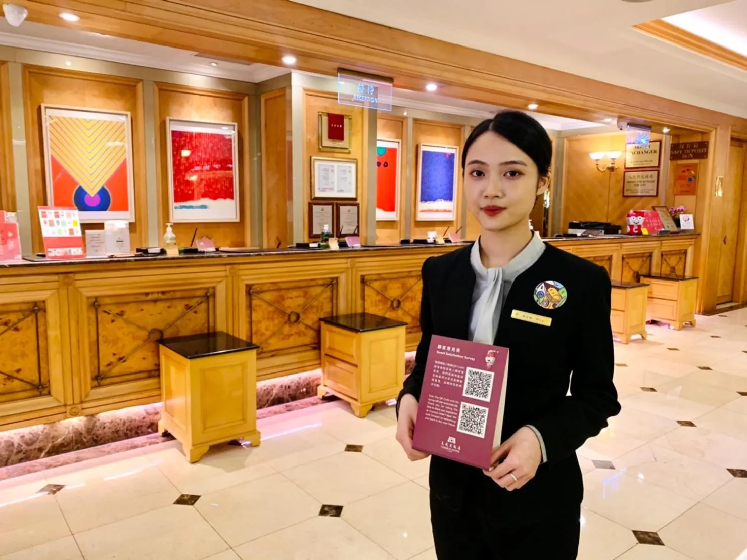 Lobby or reception in Cosmos Hotel Taipei
