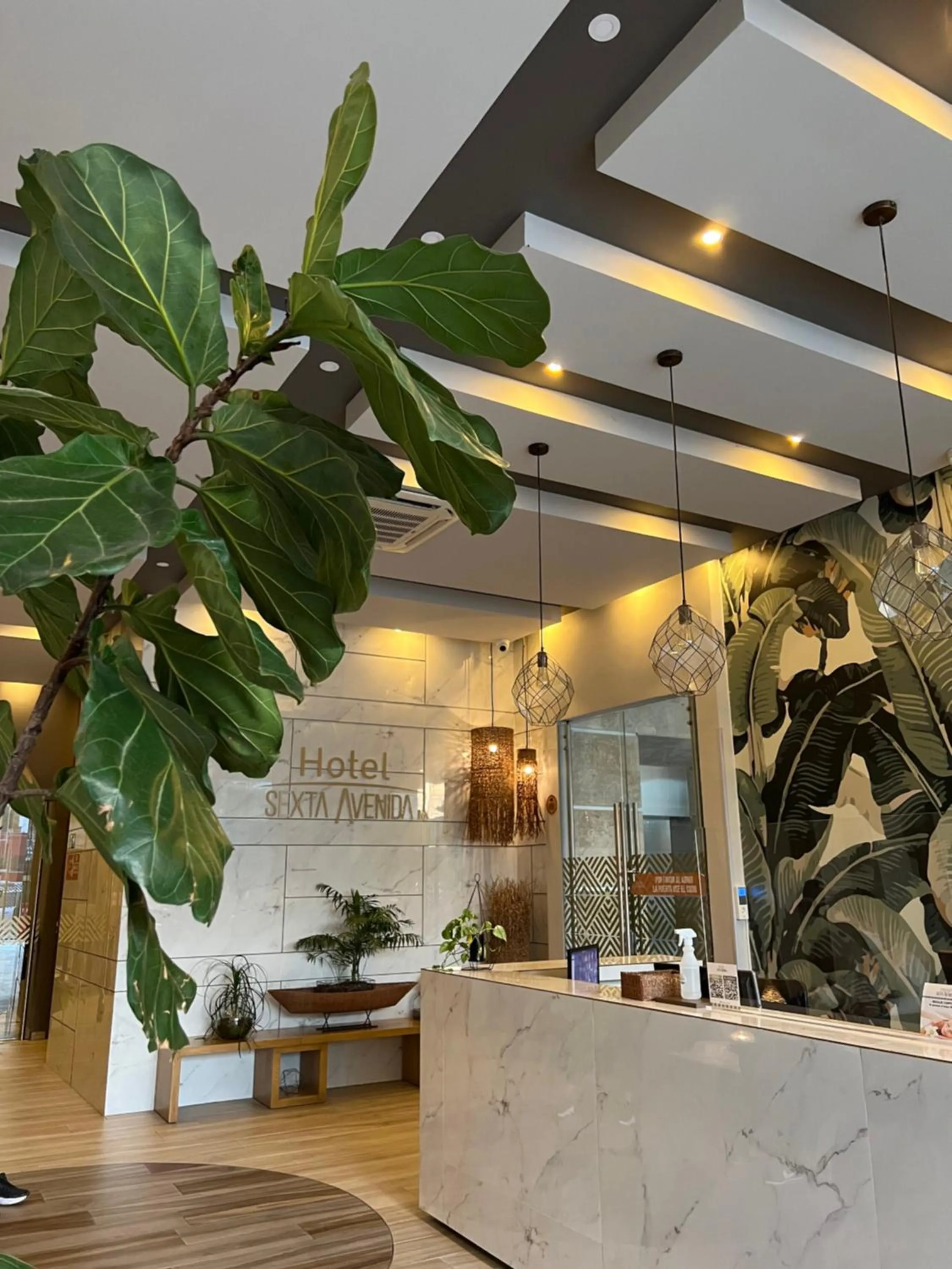 Lobby or reception in Hotel Sexta Avenida Inn