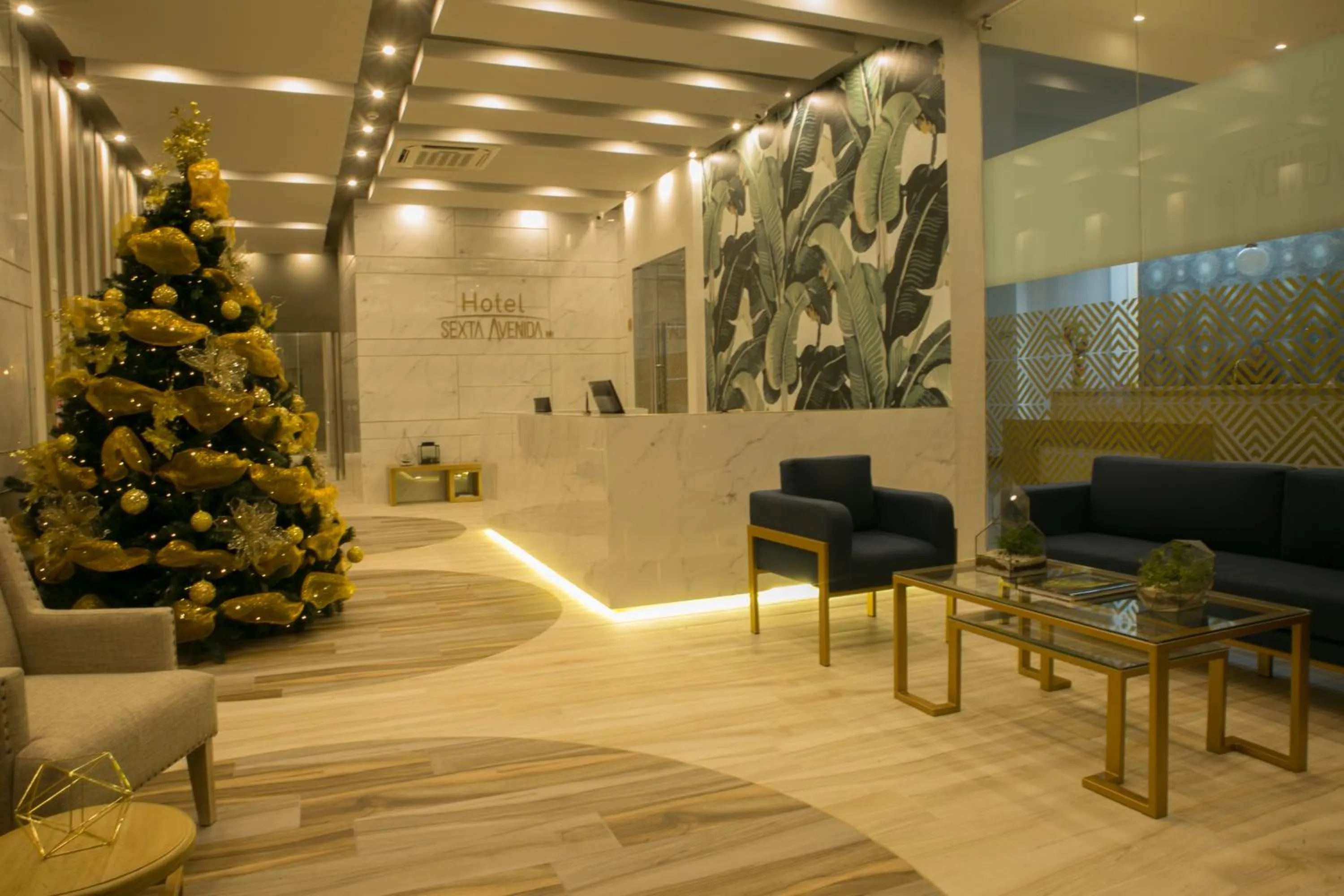 Lobby or reception in Hotel Sexta Avenida Inn