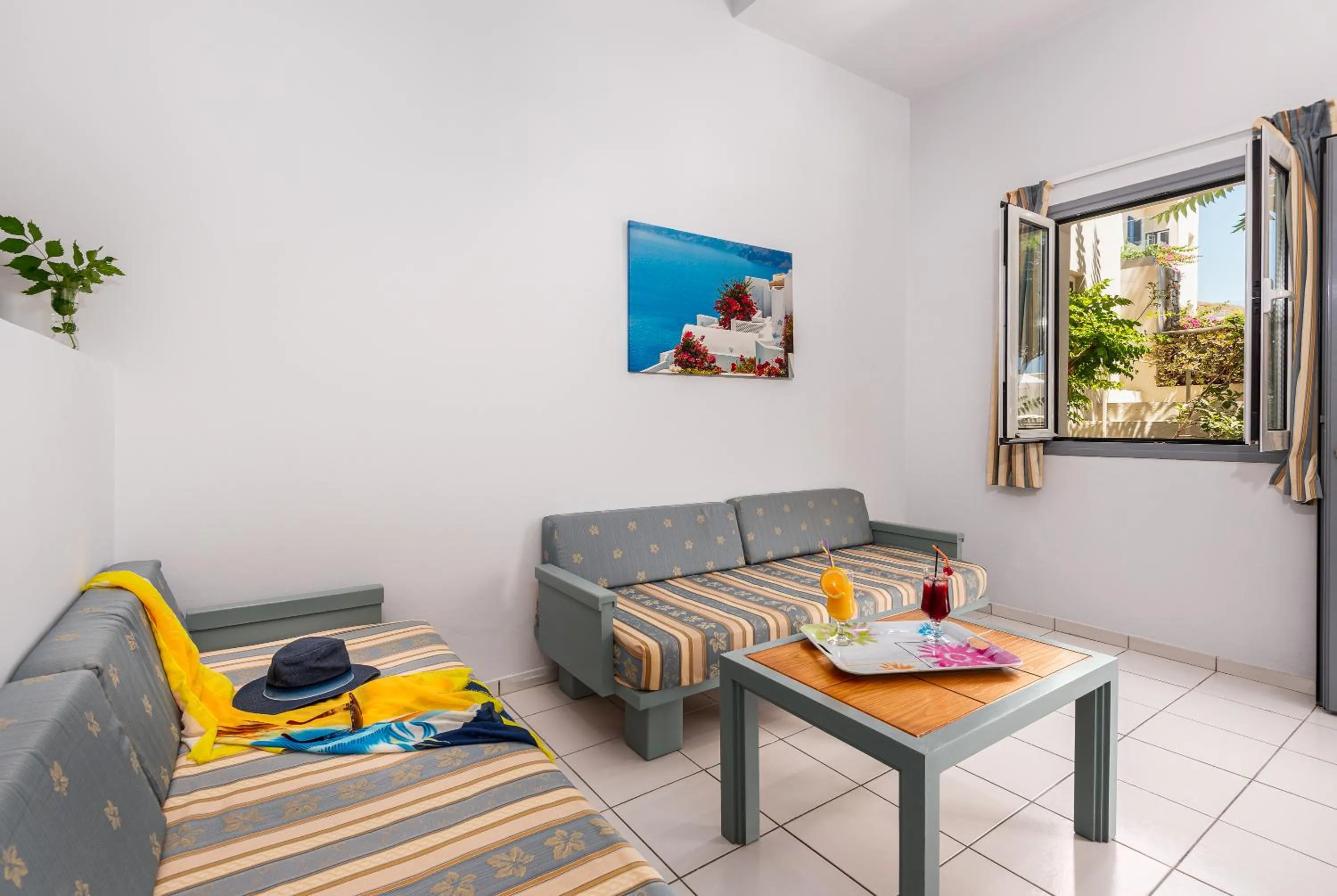 Seating area in Aphea Village