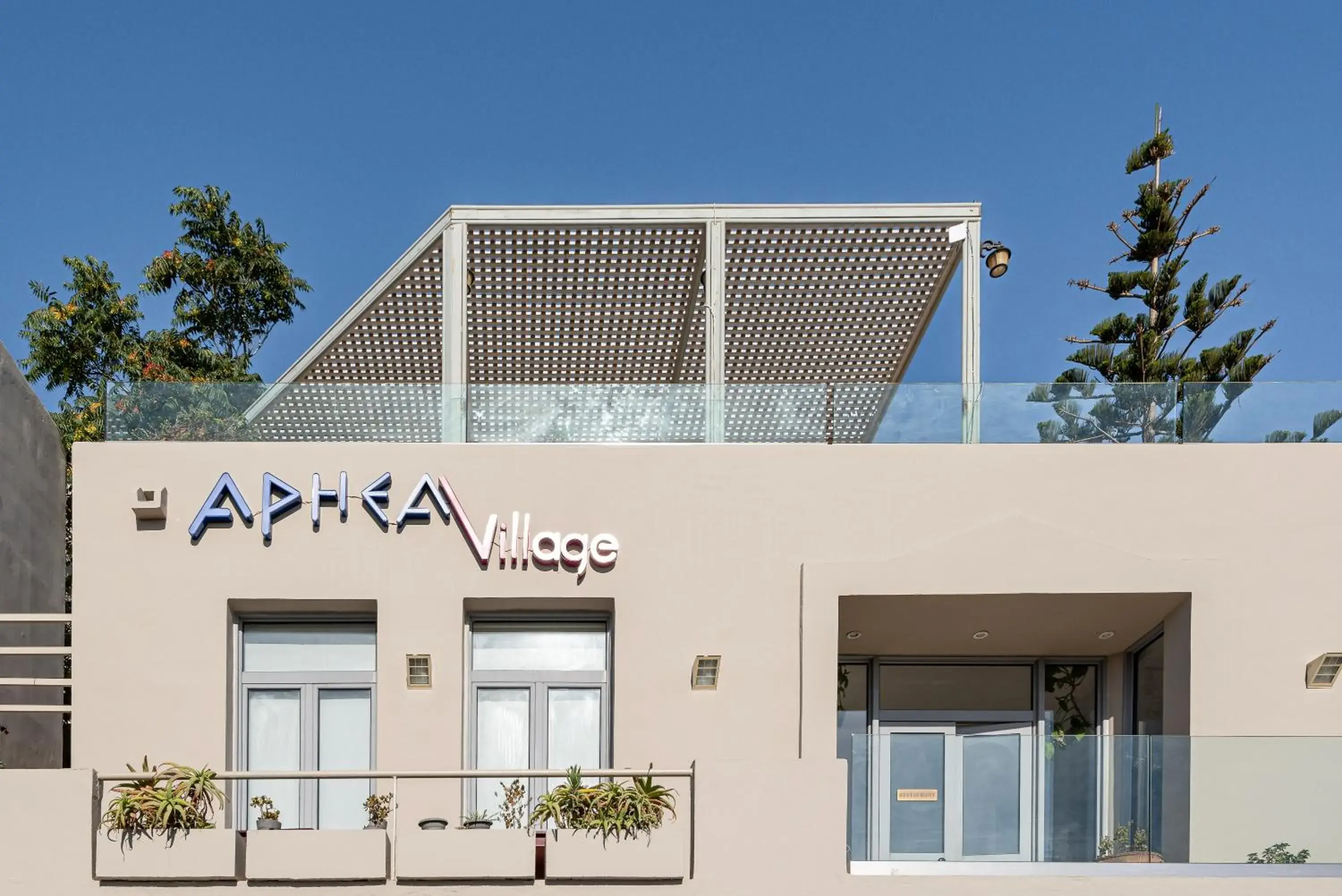 Facade/entrance in Aphea Village Facade/entrance in Aphea Village