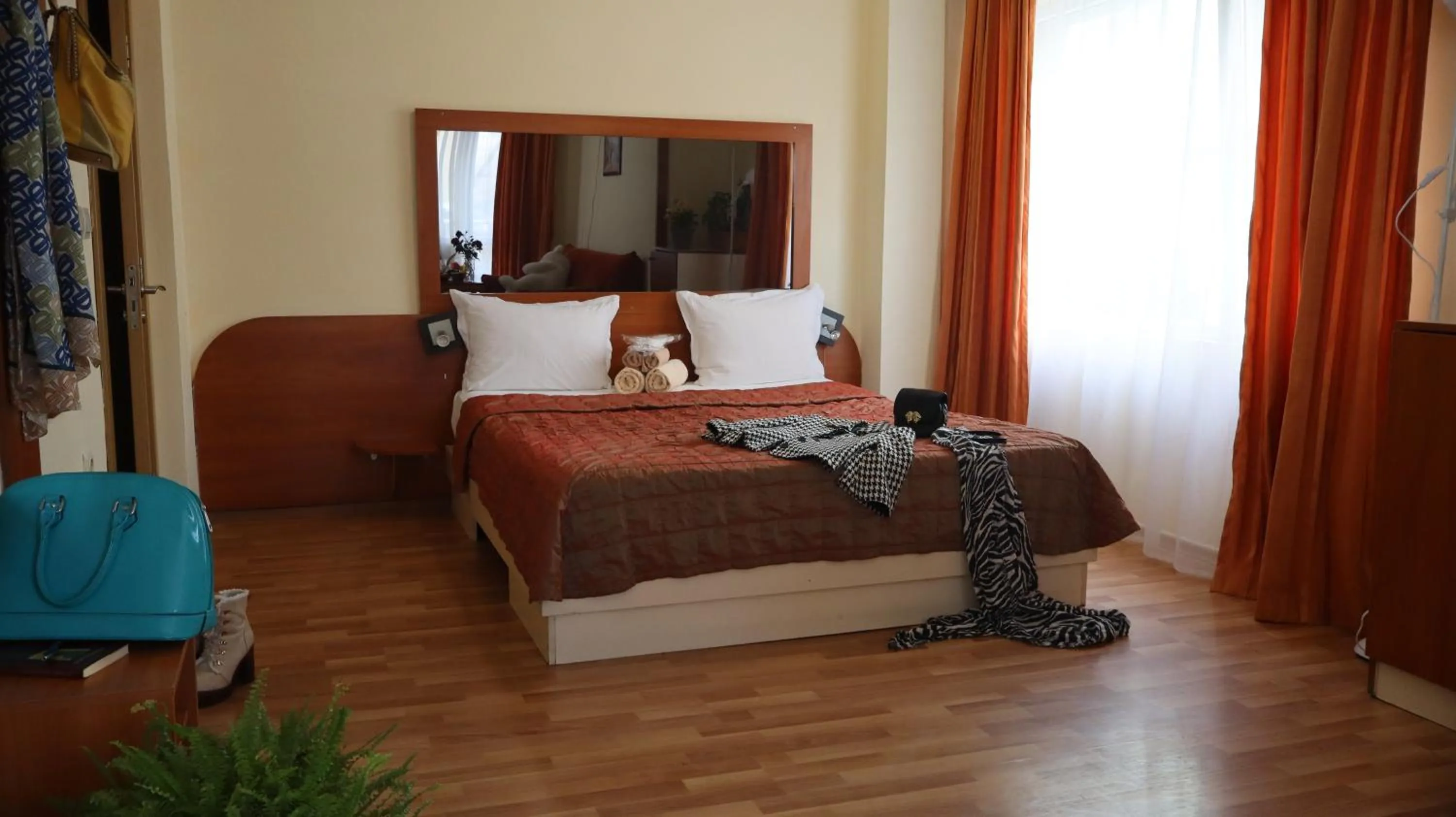 Bed in Hotel Palitra
