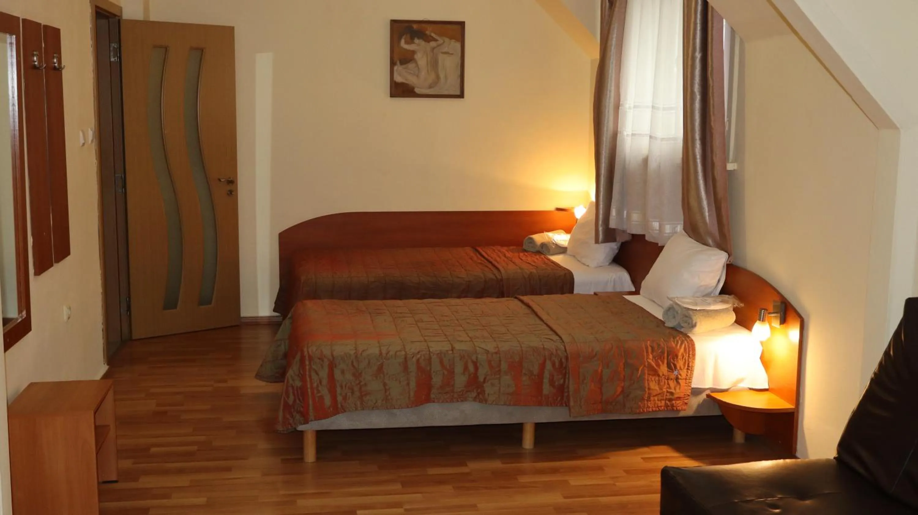 Bed in Hotel Palitra