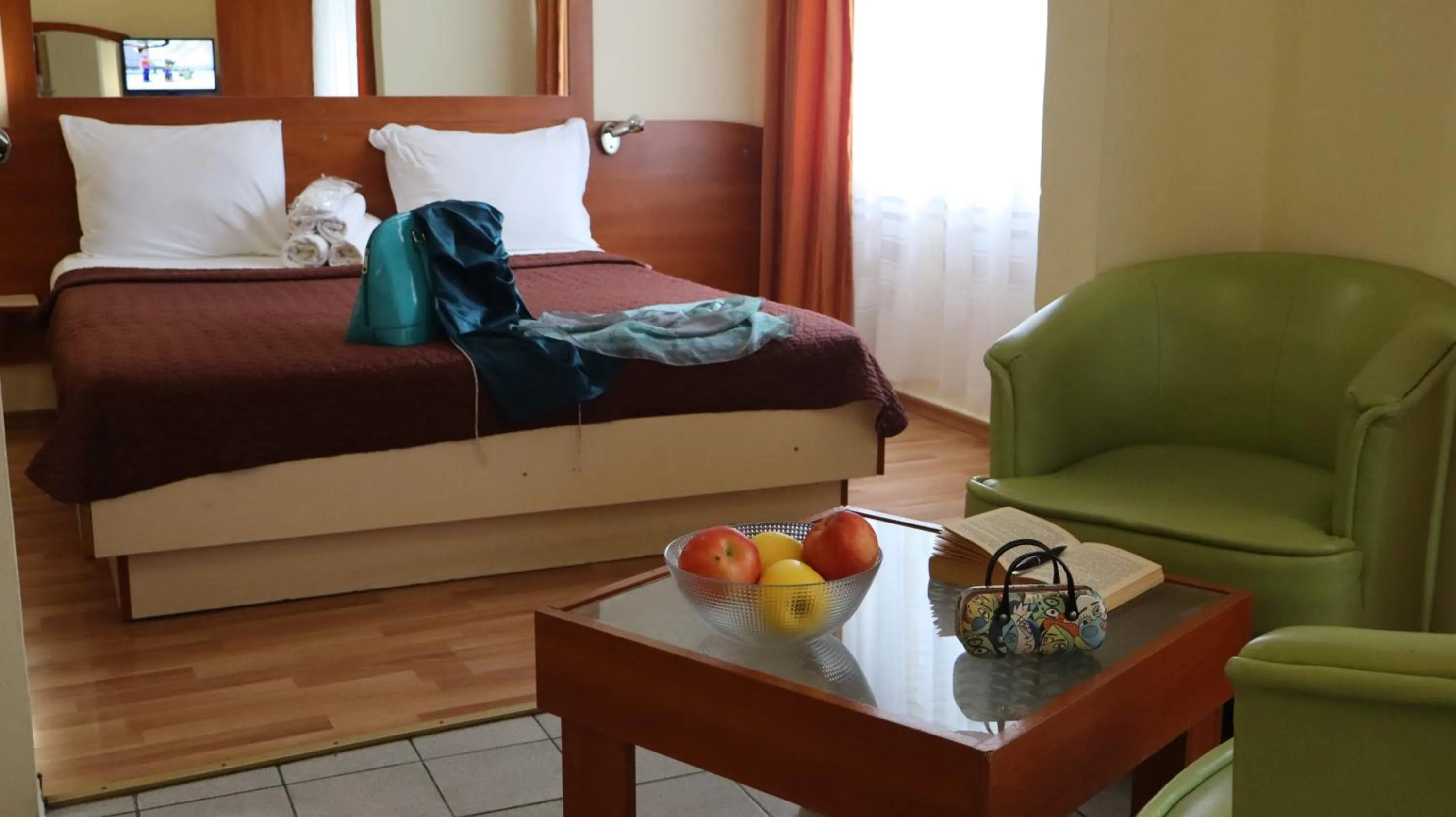 Bed in Hotel Palitra