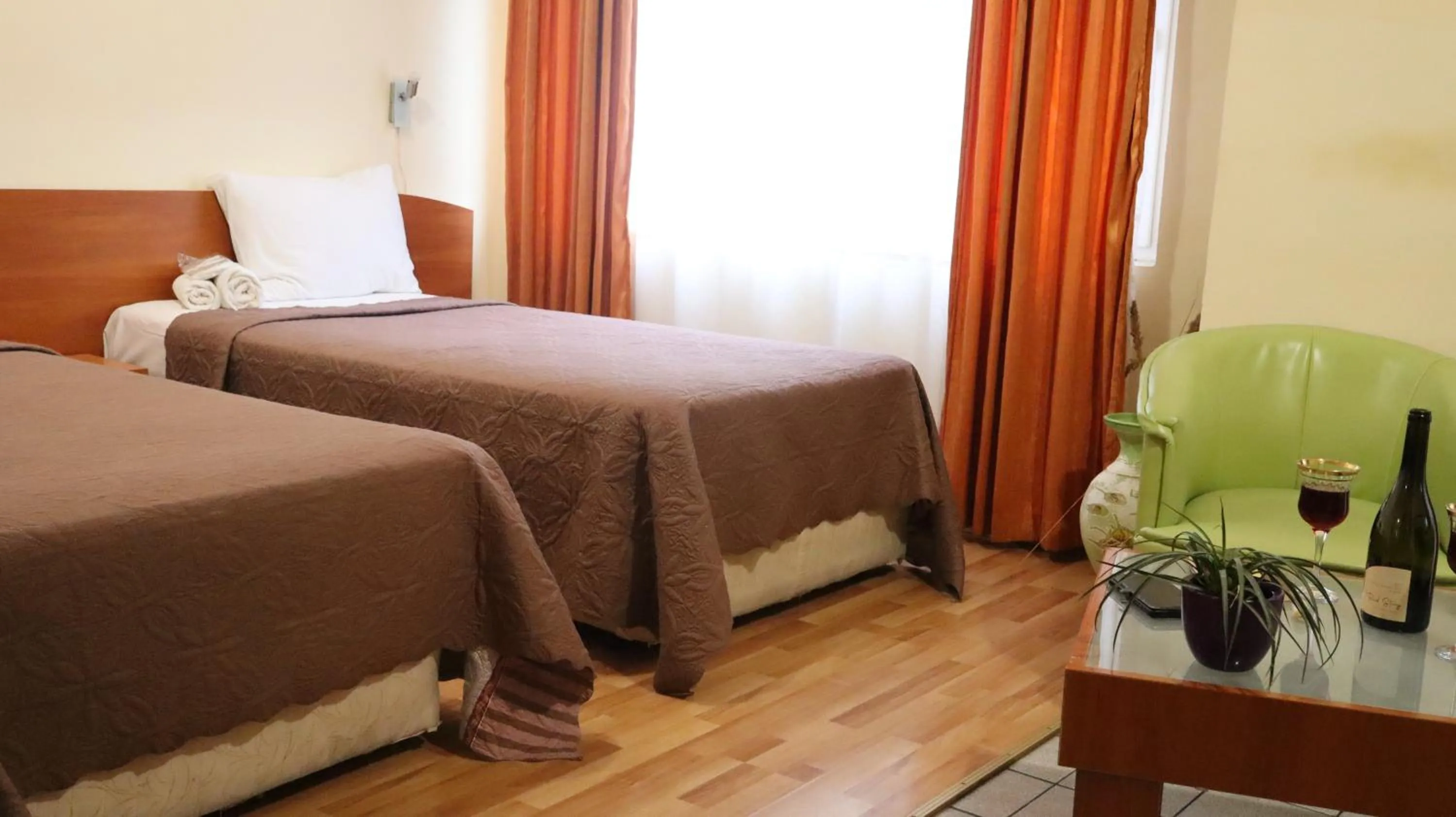 Bed in Hotel Palitra