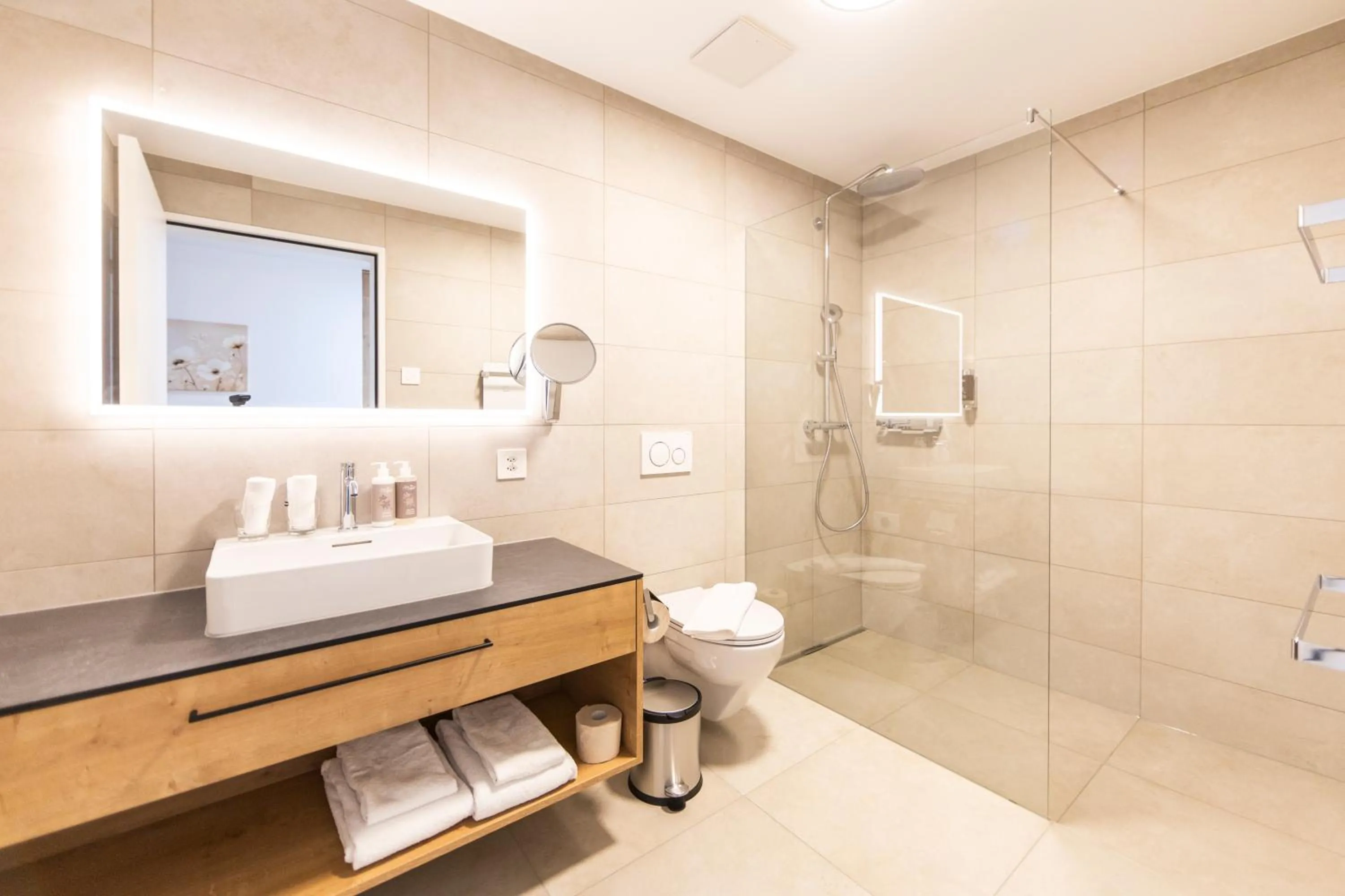 Bathroom in Seemöwe Wellnesshotel Swiss Quality