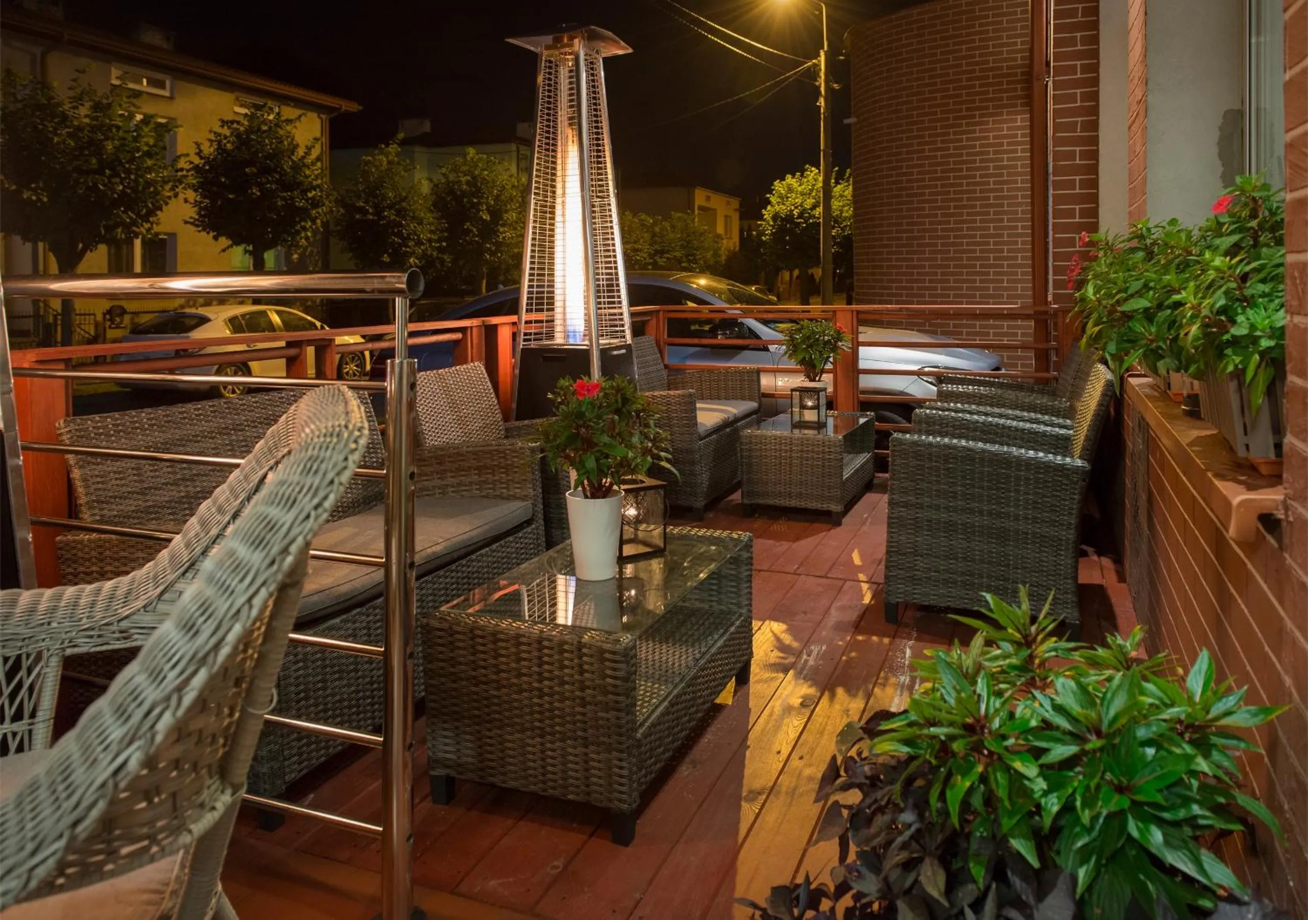 Patio in Hotel Capitol