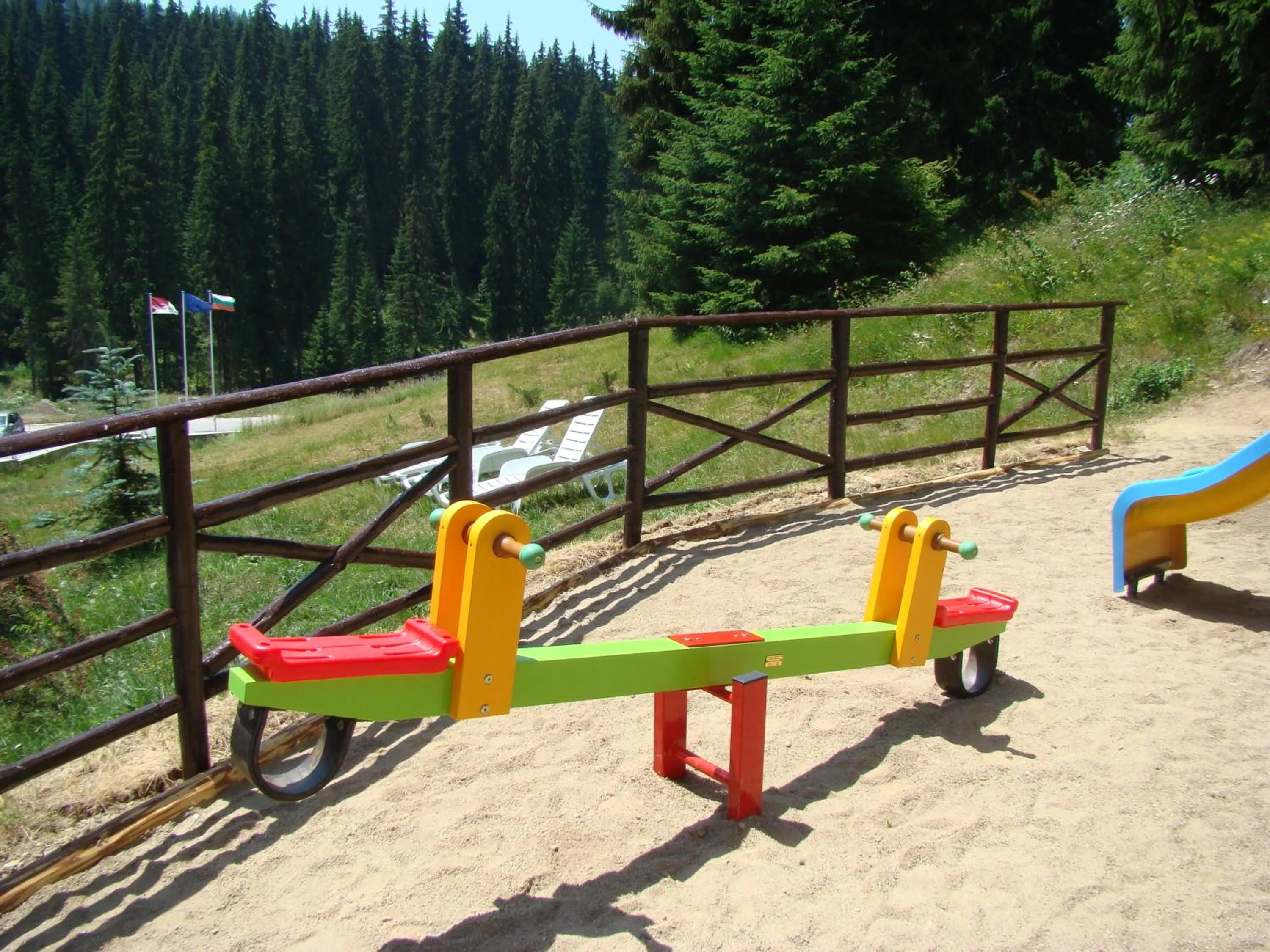 Children play ground in The Stream Resort Pamporovo