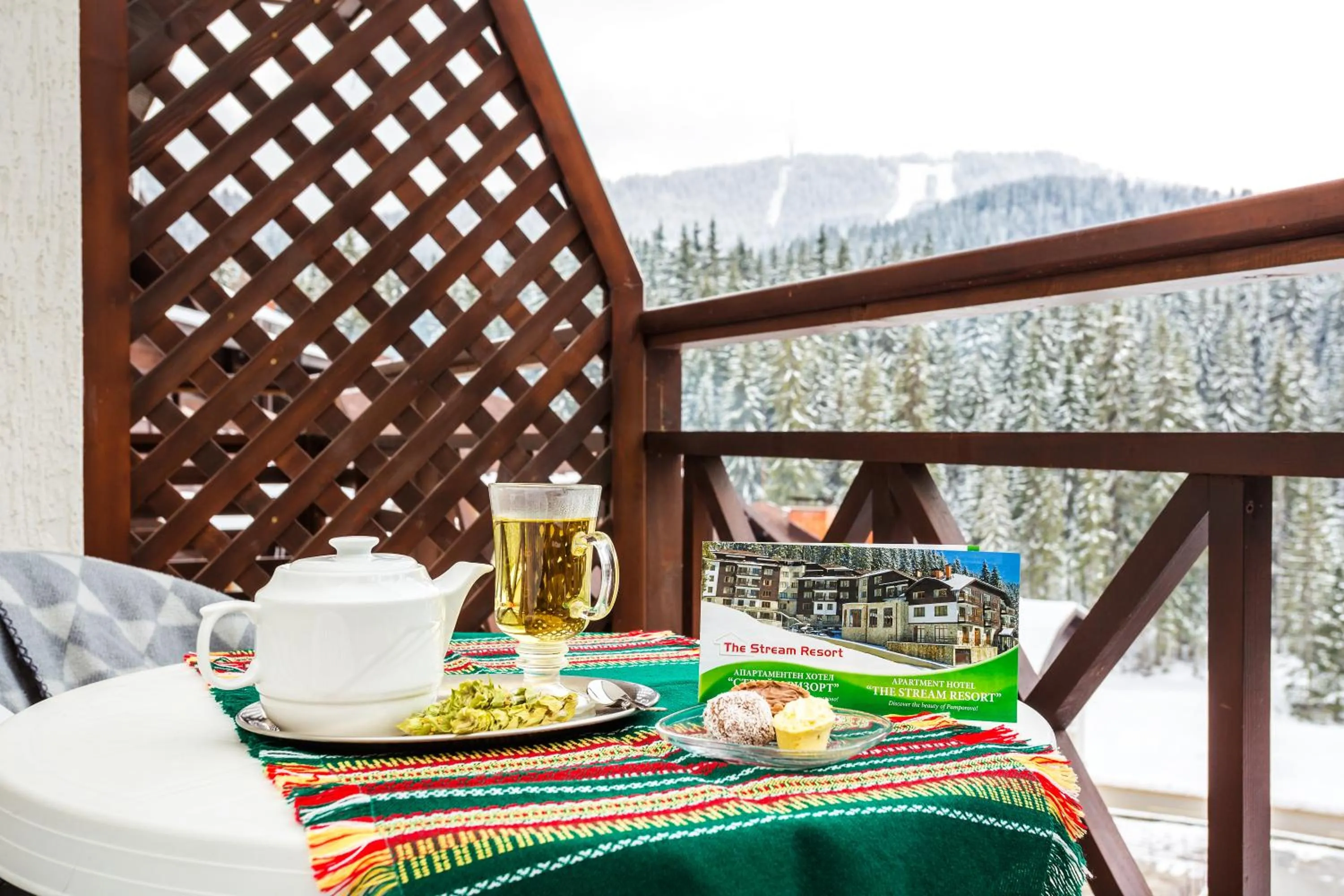 Balcony/Terrace in The Stream Resort Pamporovo