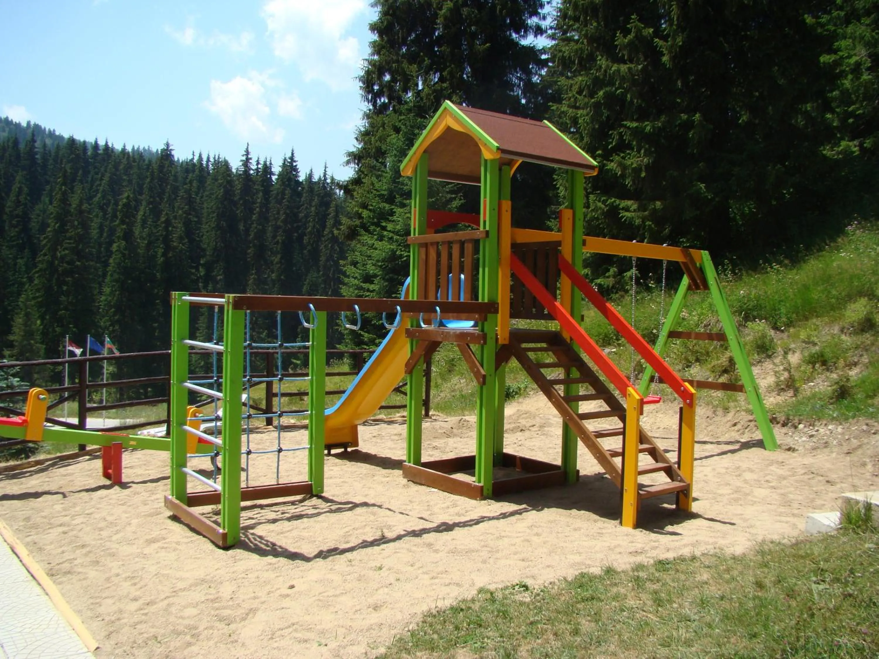 Children play ground in The Stream Resort Pamporovo