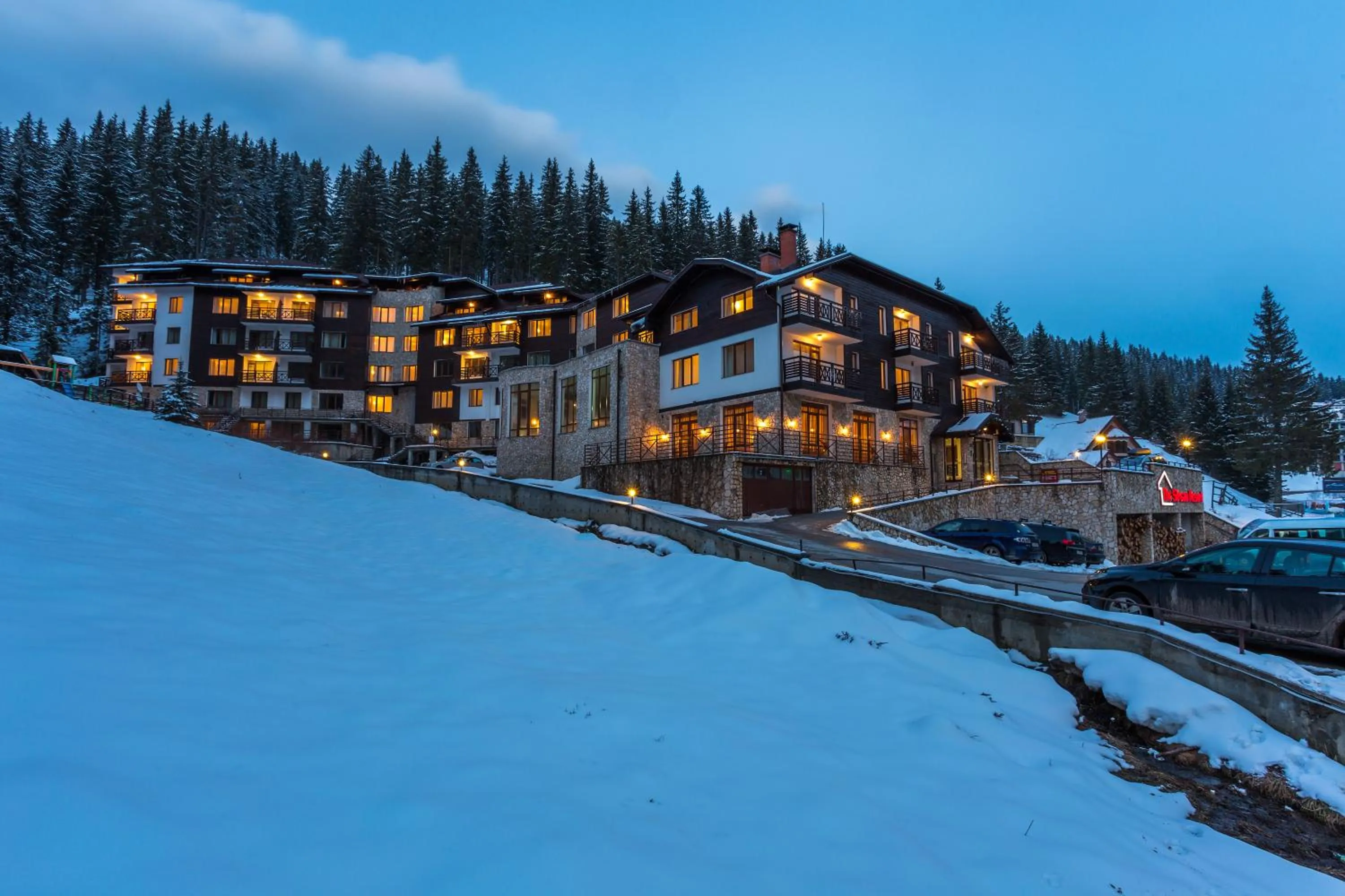 Property building in The Stream Resort Pamporovo