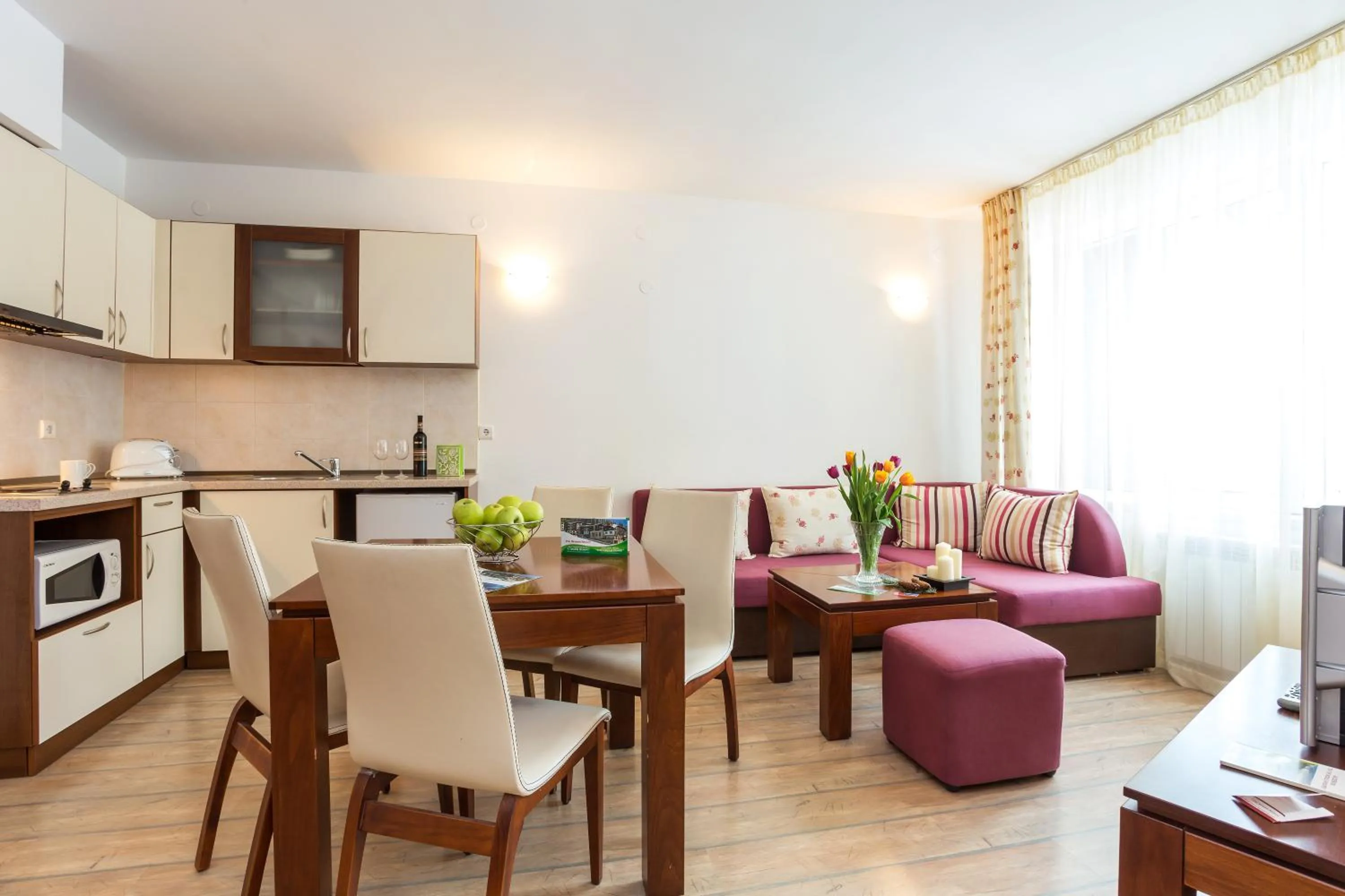 Living room in The Stream Resort Pamporovo