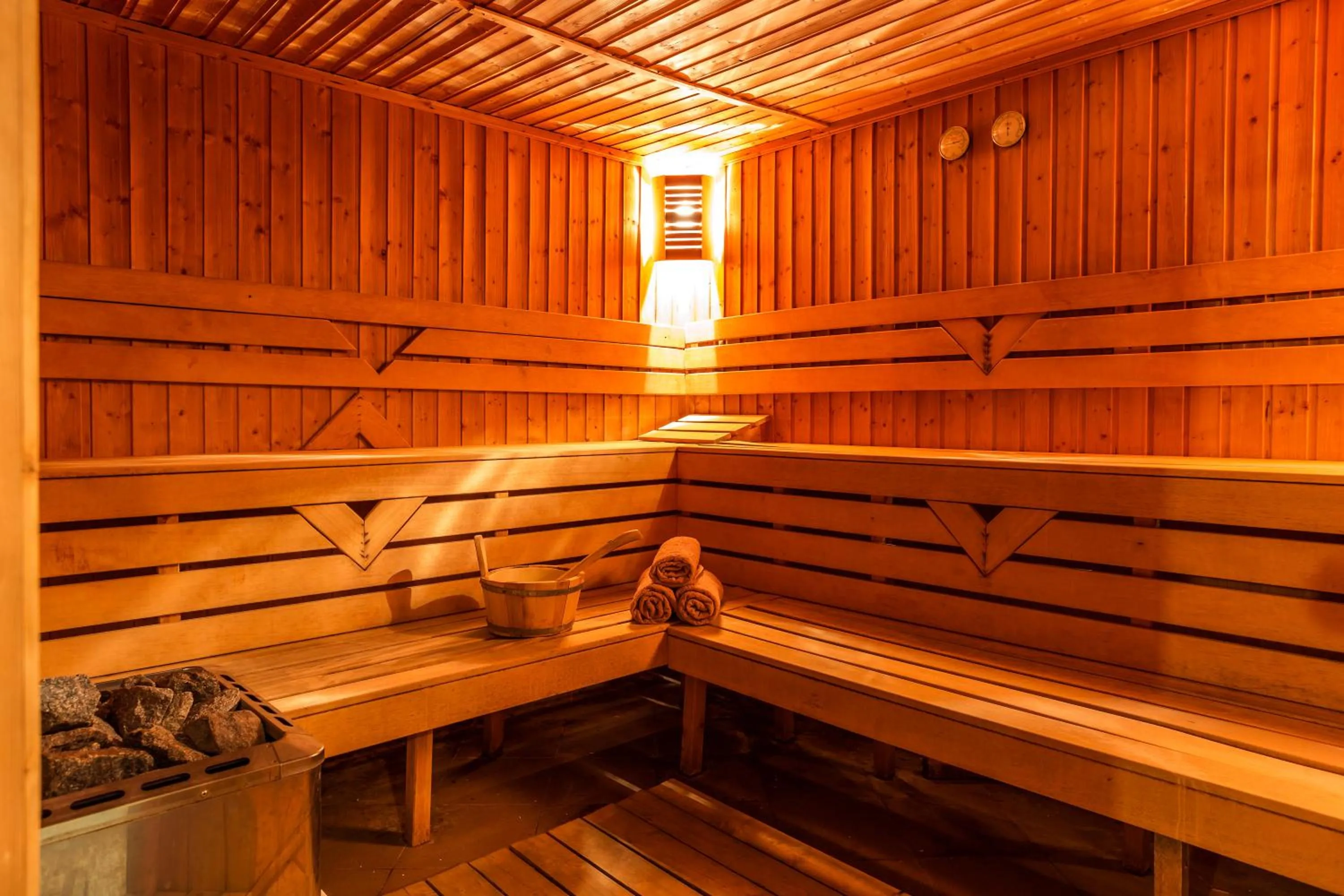 Sauna in The Stream Resort Pamporovo