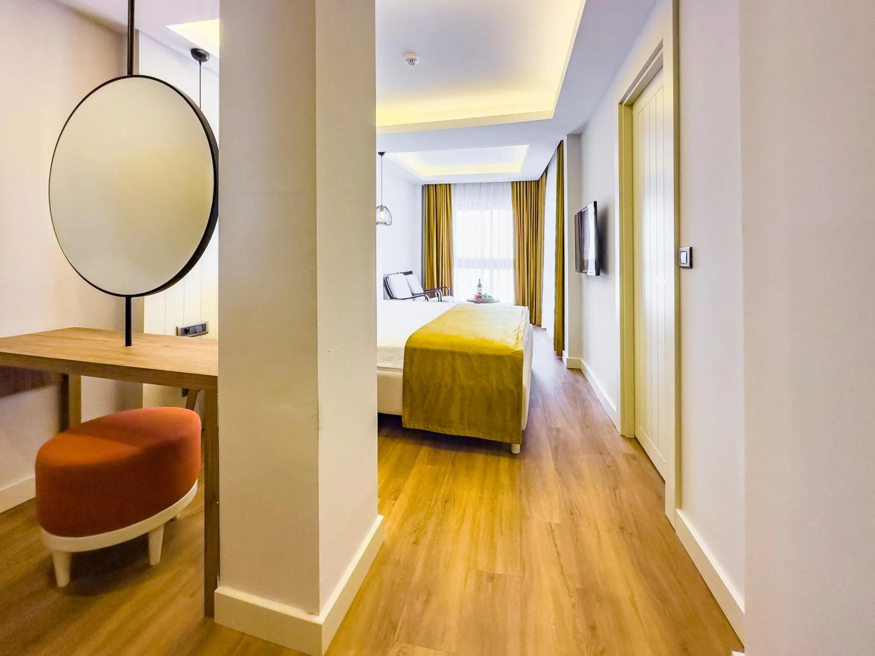 Bed in Dedeoğlu Port Hotel