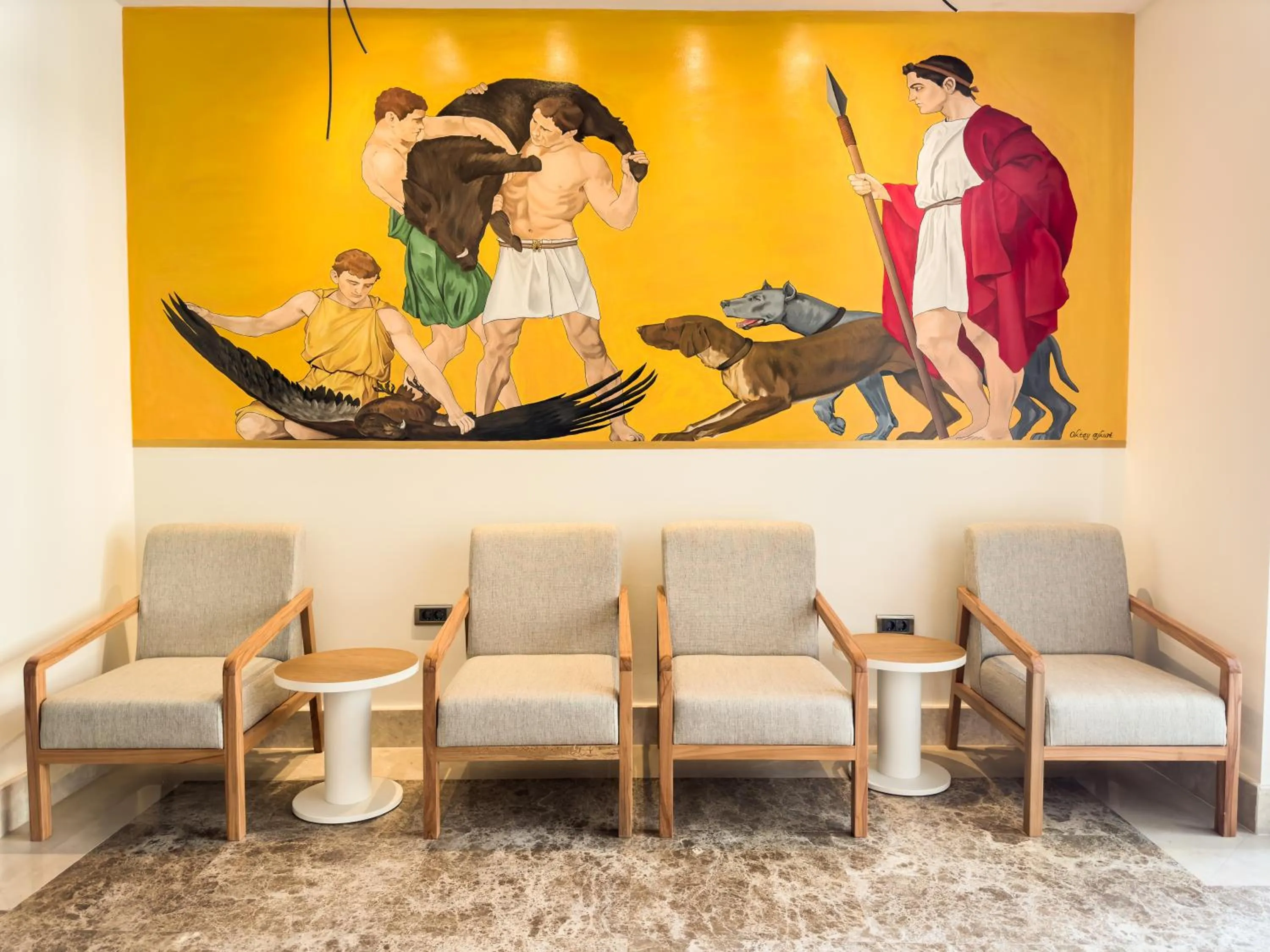 Living room in Dedeoğlu Port Hotel