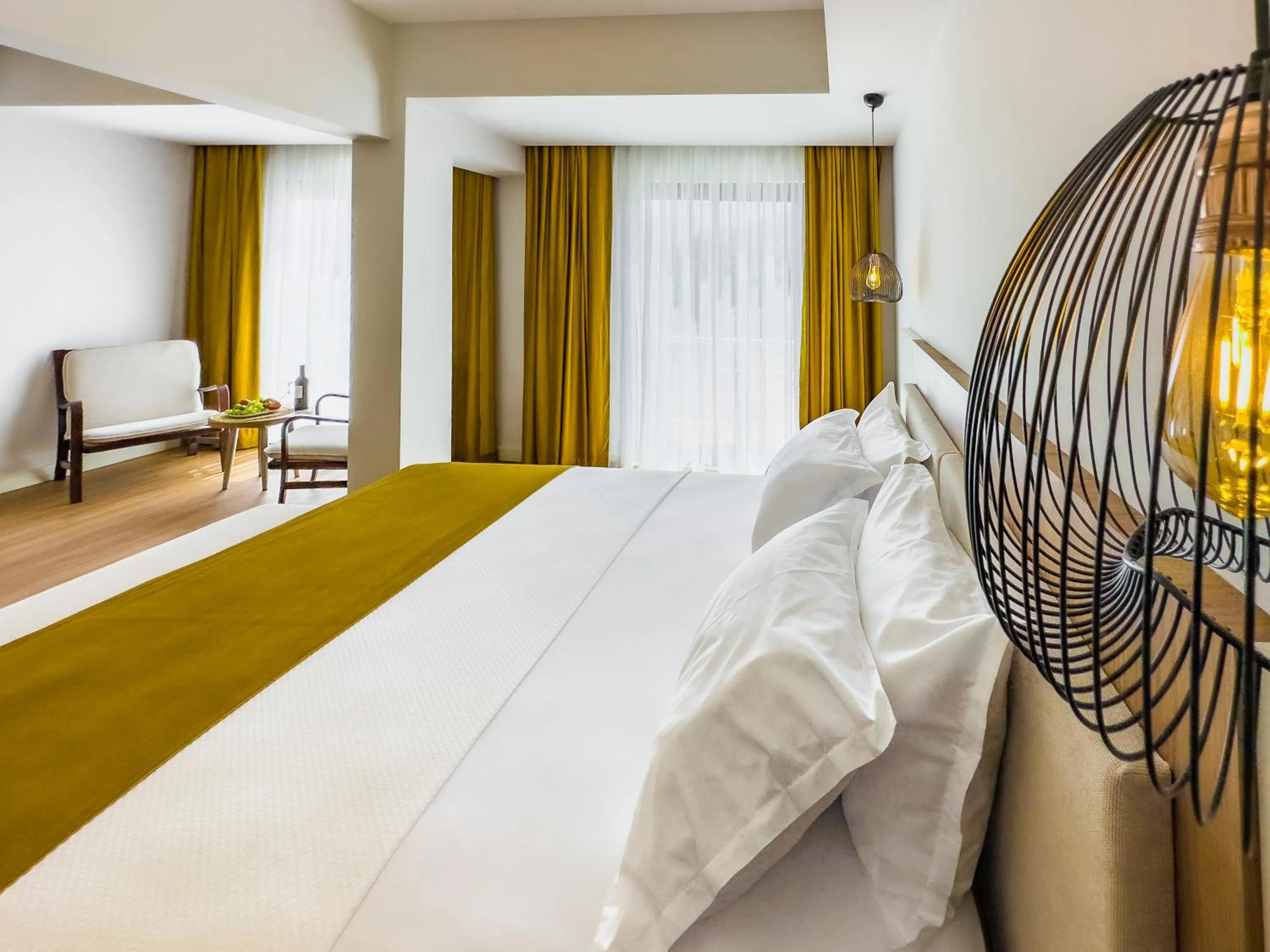 Bed in Dedeoğlu Port Hotel