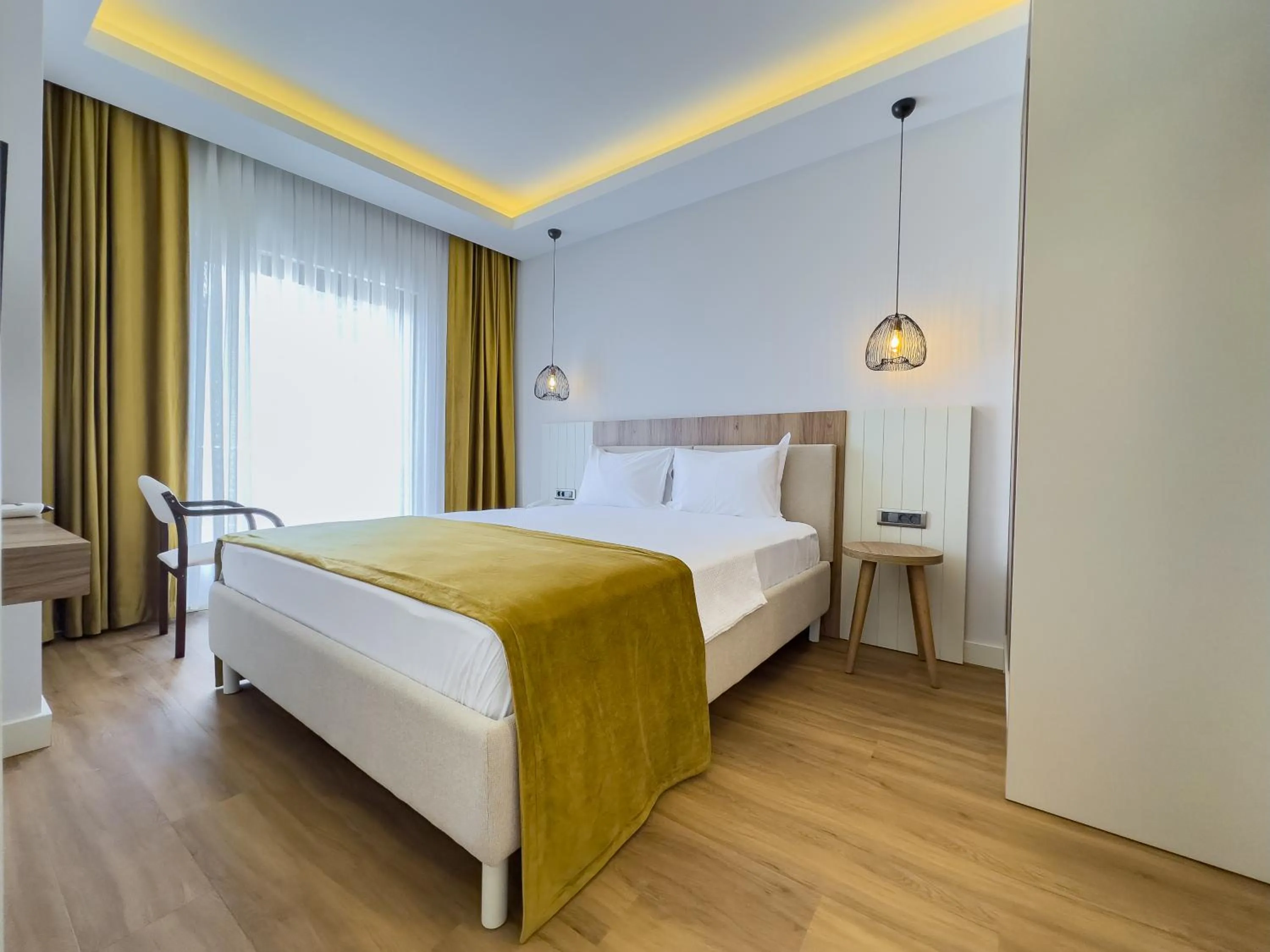 Bed in Dedeoğlu Port Hotel