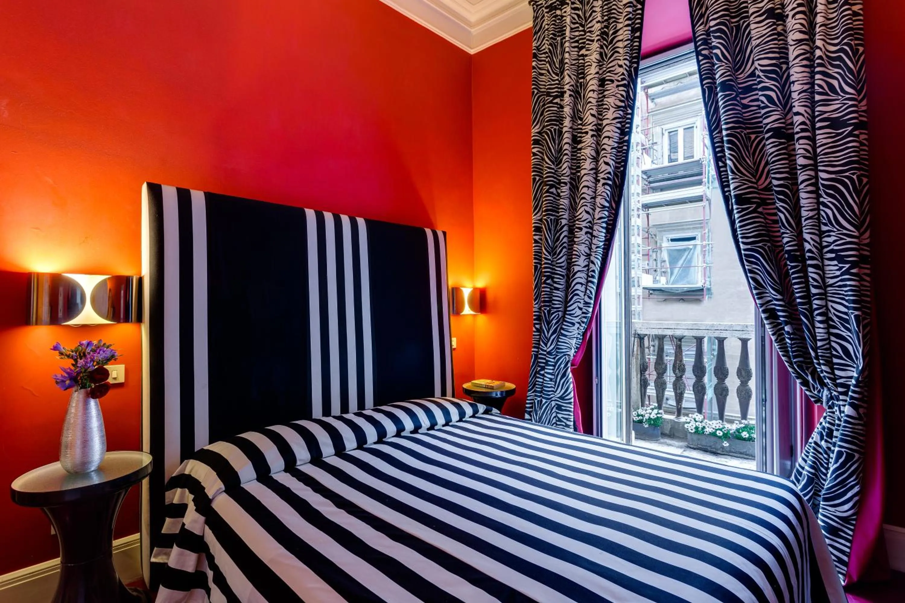 Bed in Casa Heberart Guest House Sistina