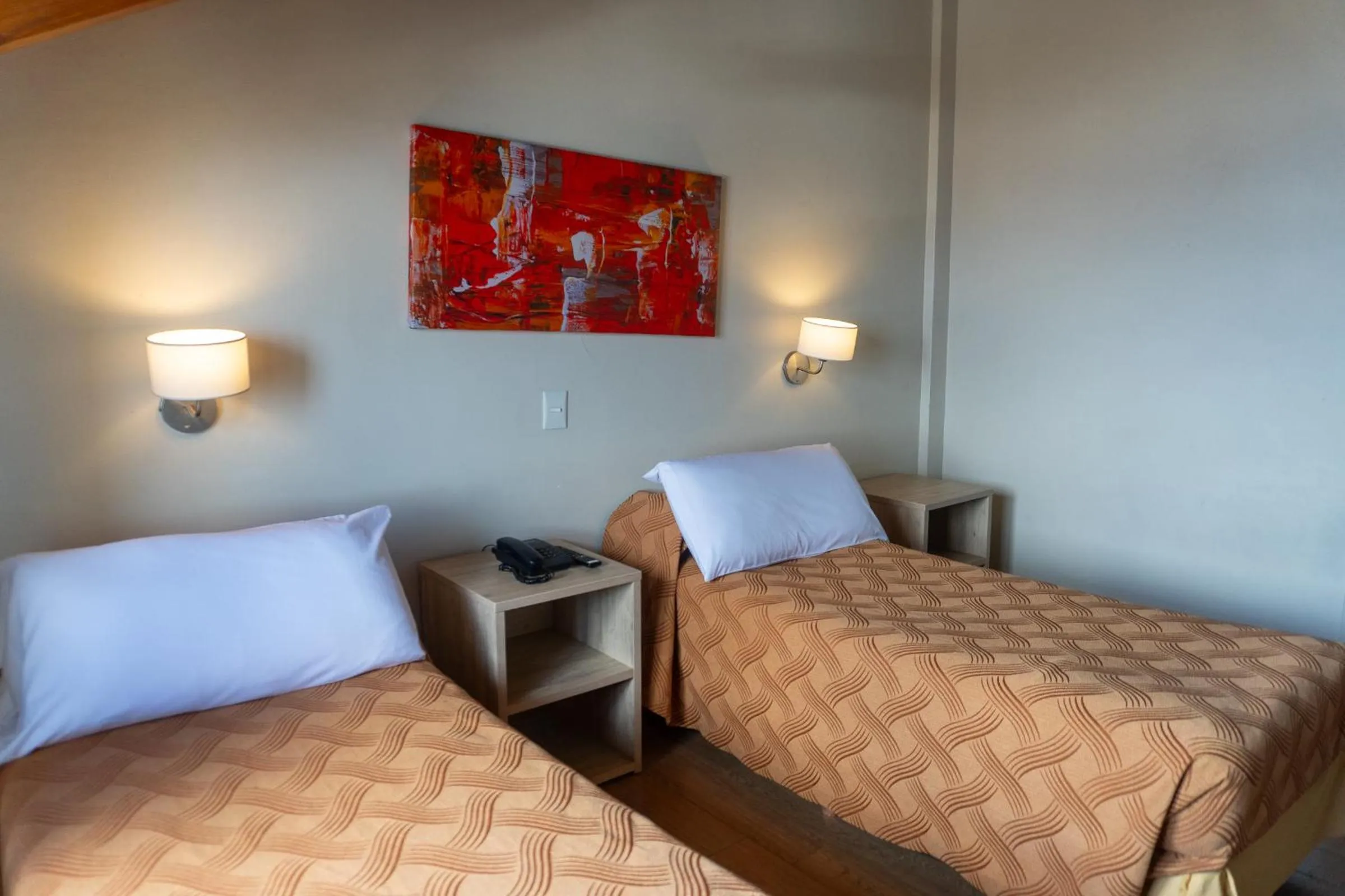 Bedroom, Bed in Patagonia Sur Hotel