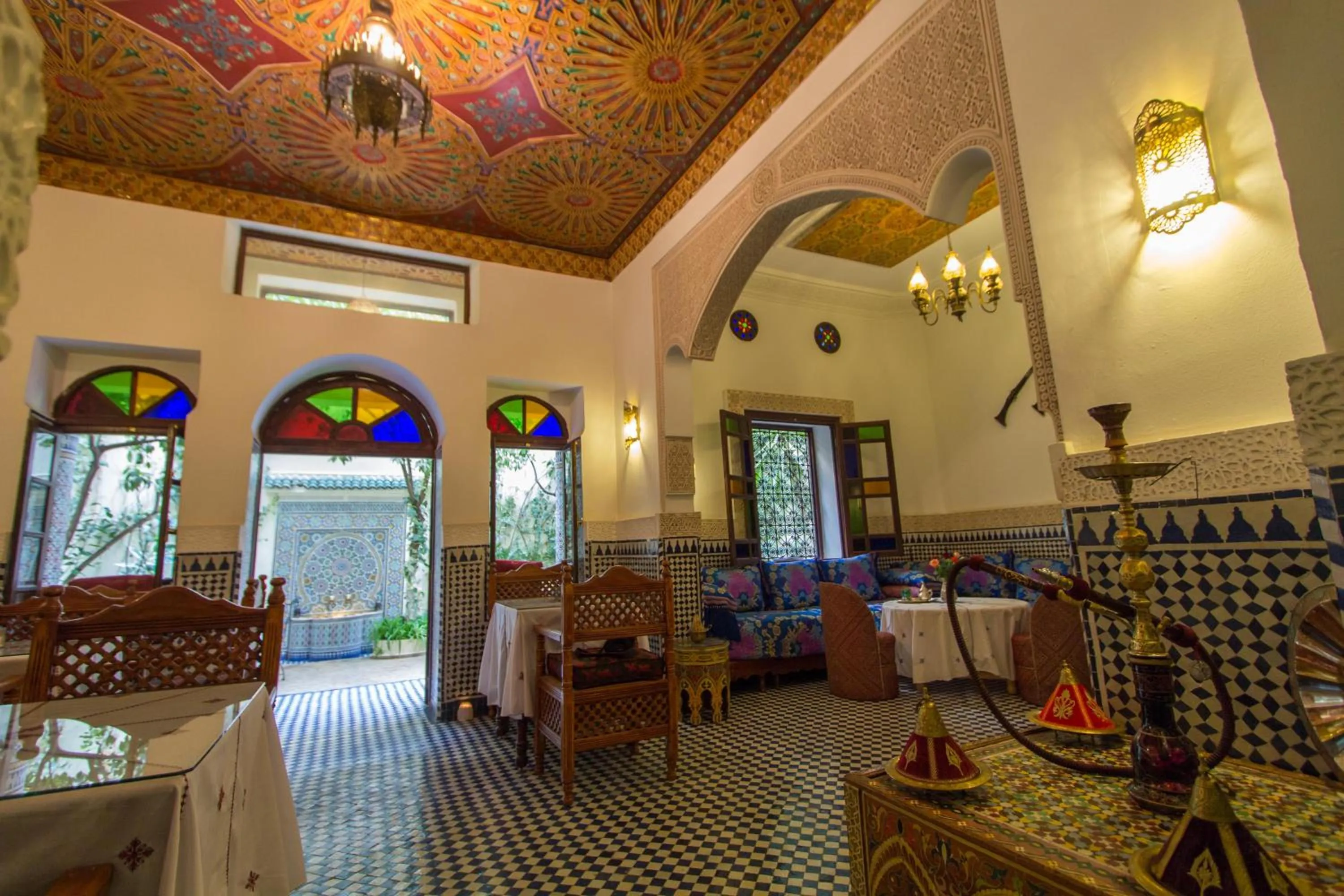 Patio in Riad Jardin Chrifa