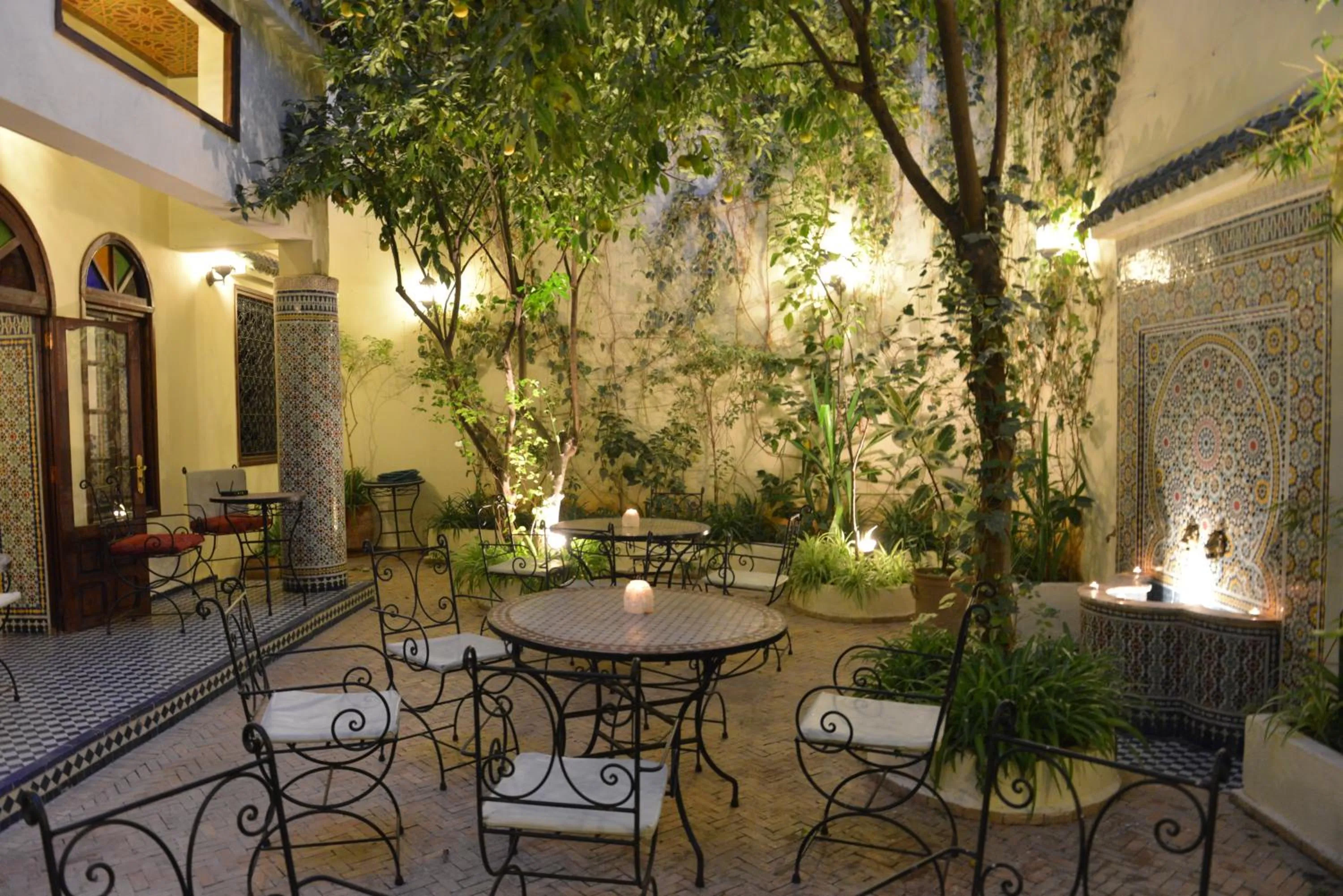 Patio in Riad Jardin Chrifa