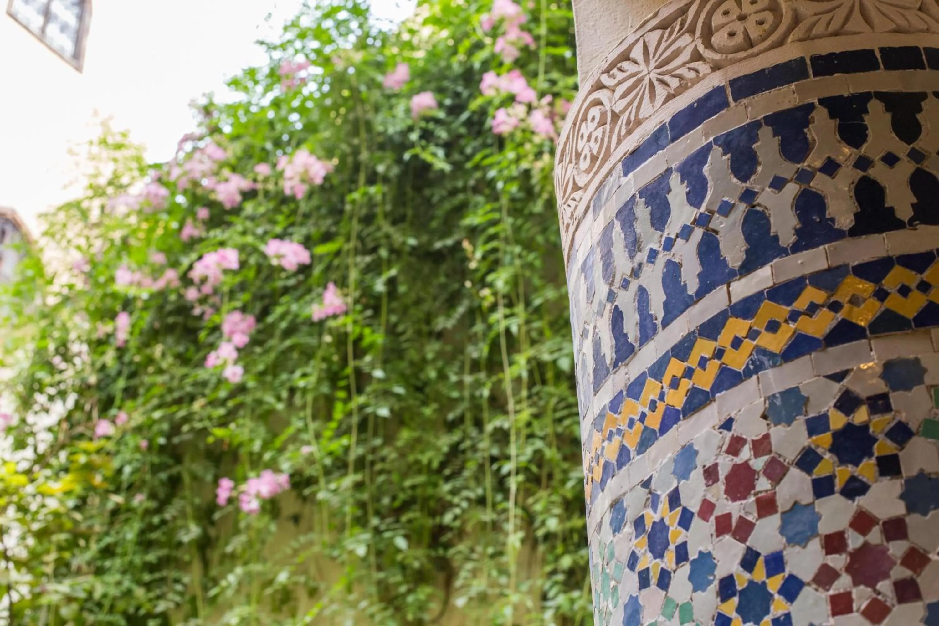 Decorative detail in Riad Jardin Chrifa