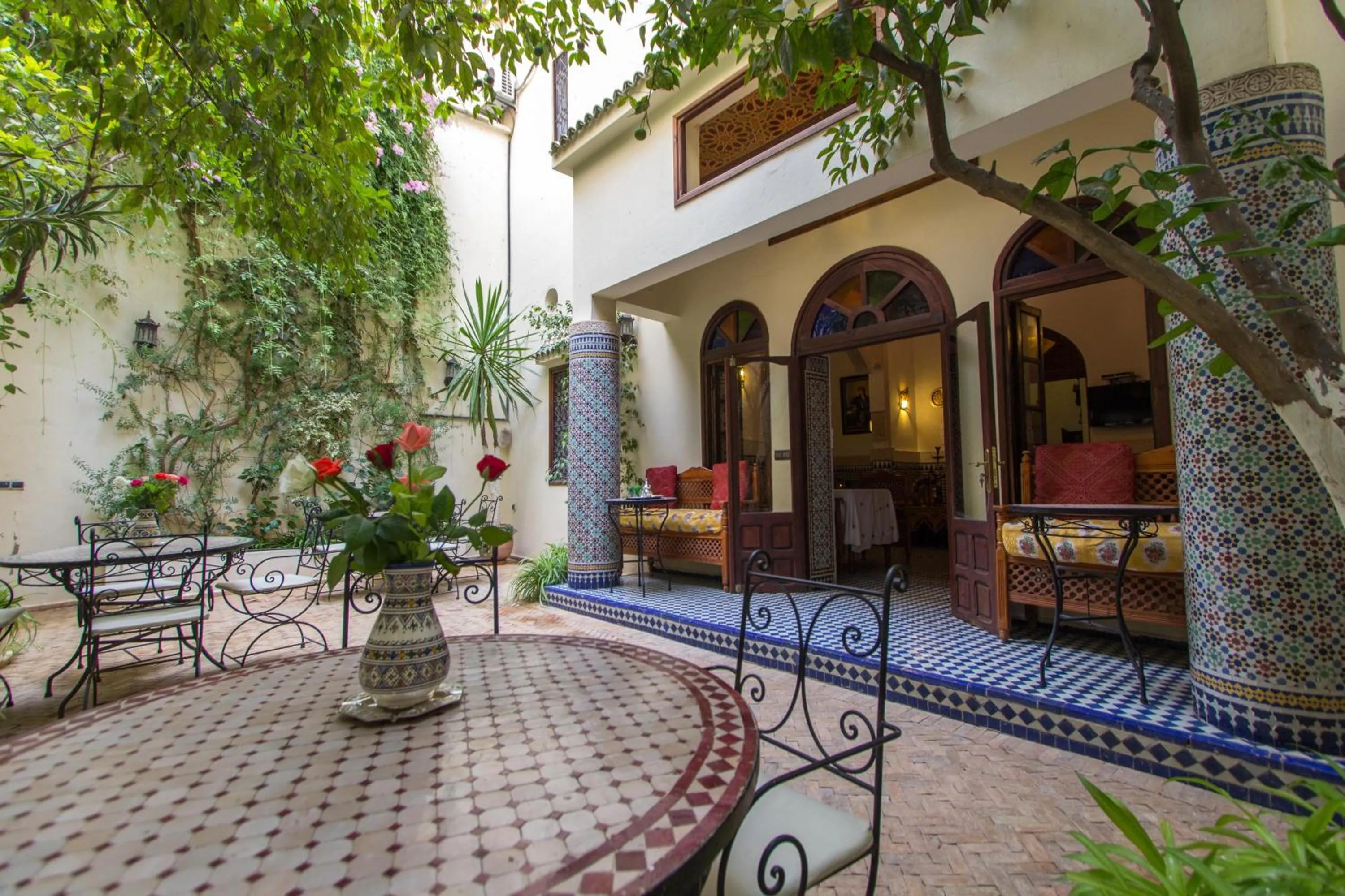 Patio in Riad Jardin Chrifa