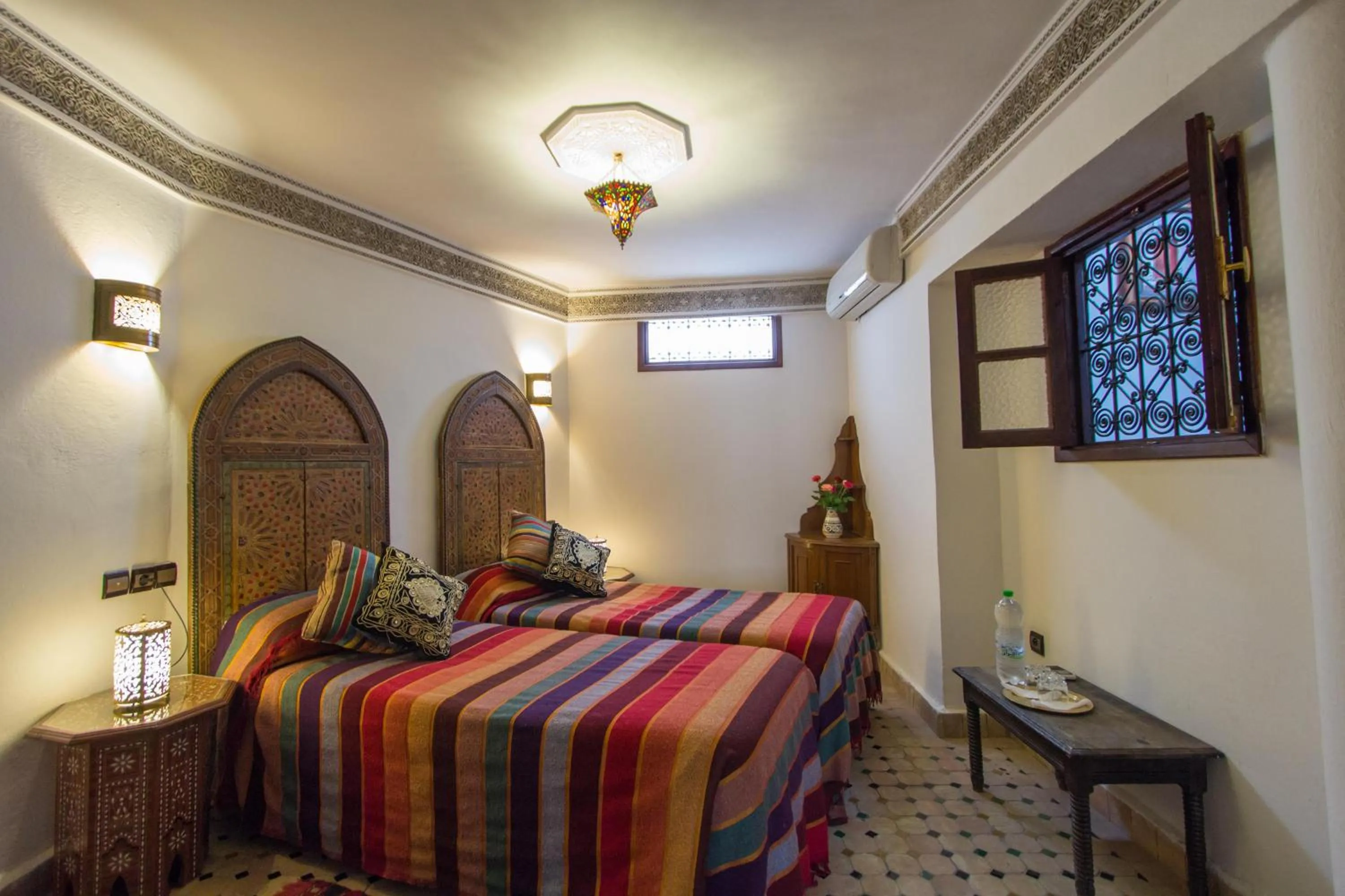 Seating area, Bed in Riad Jardin Chrifa