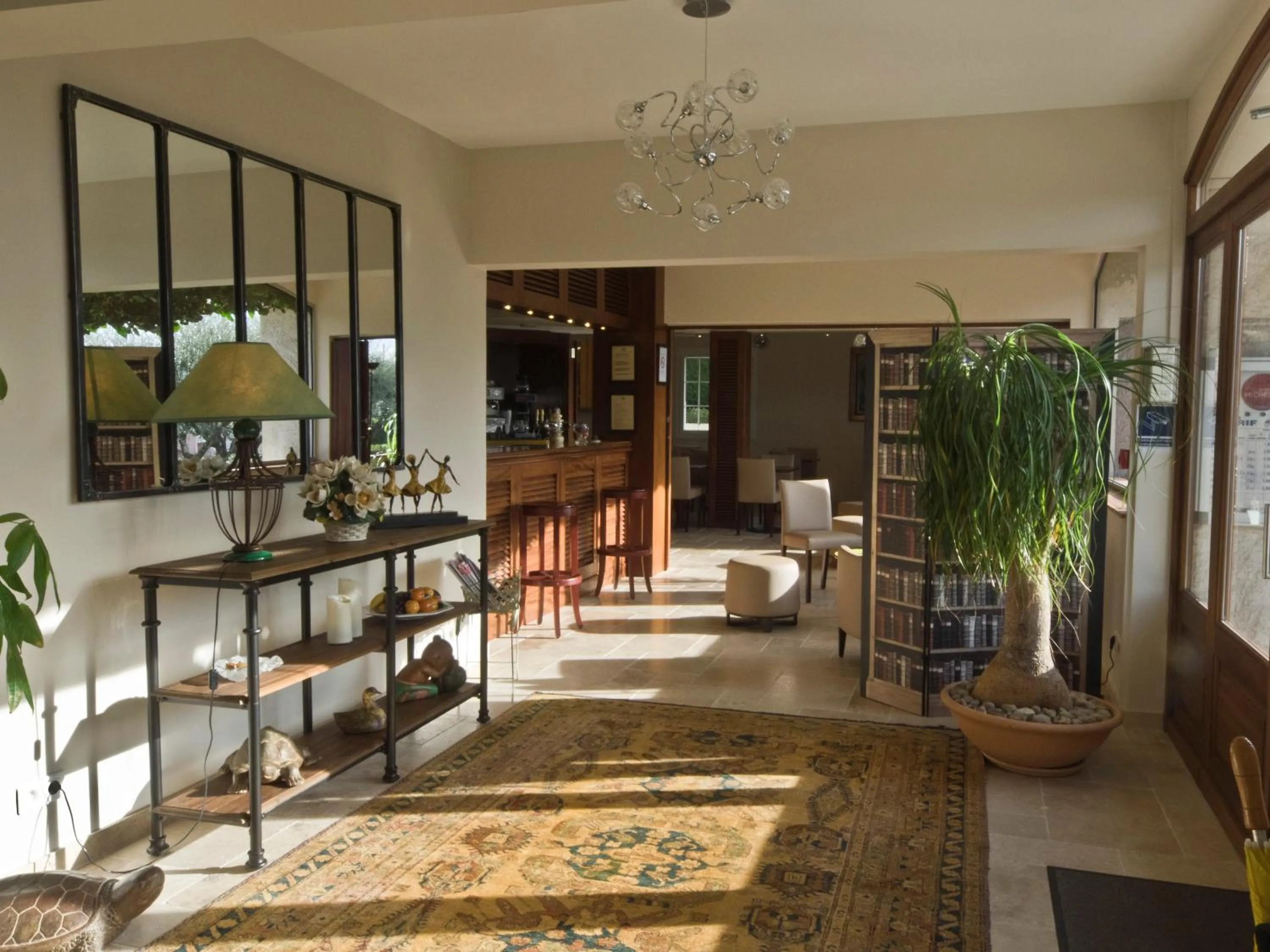 Lobby or reception in Hotel Les Oliviers