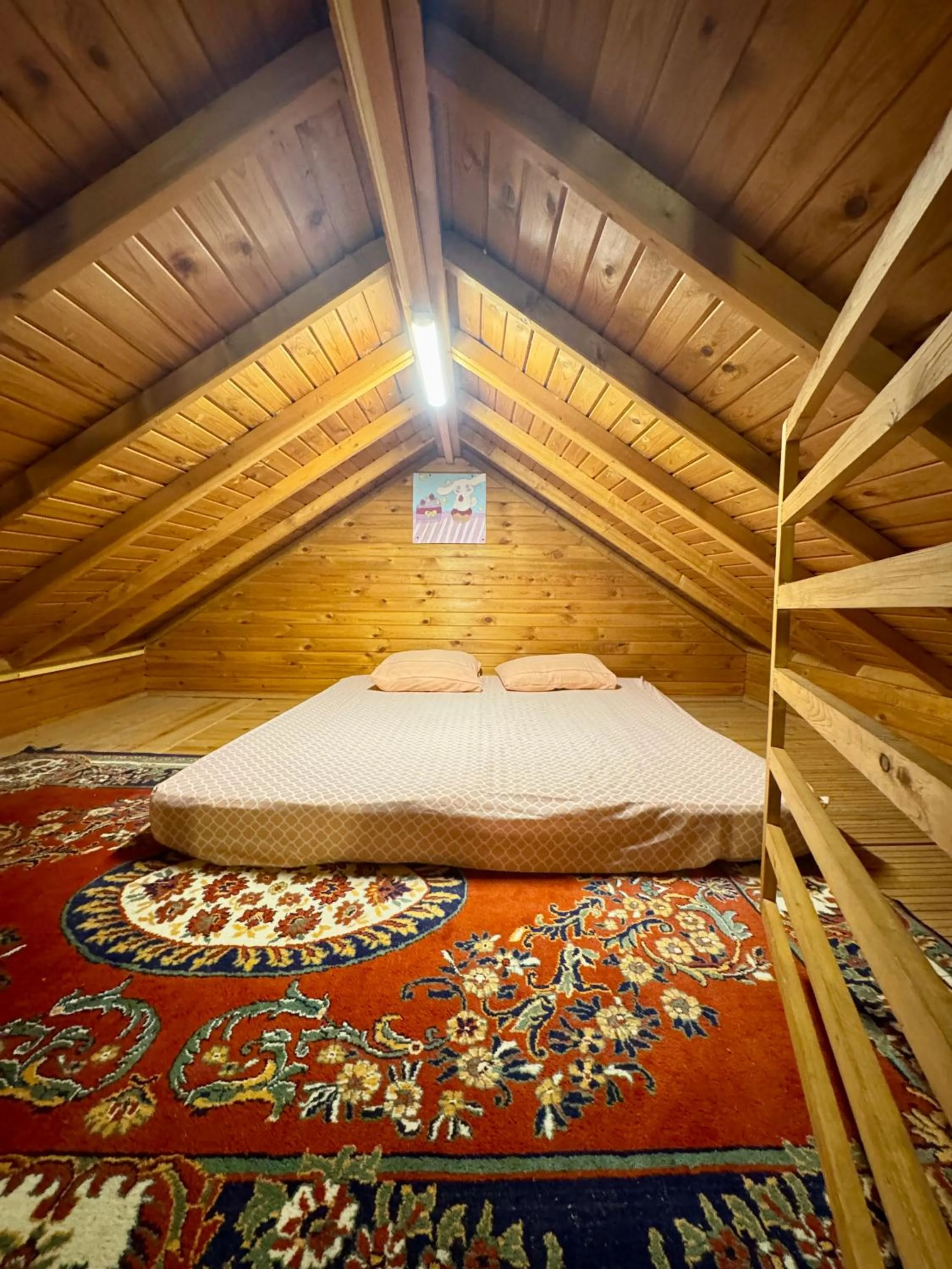 Bed in Villa Balım