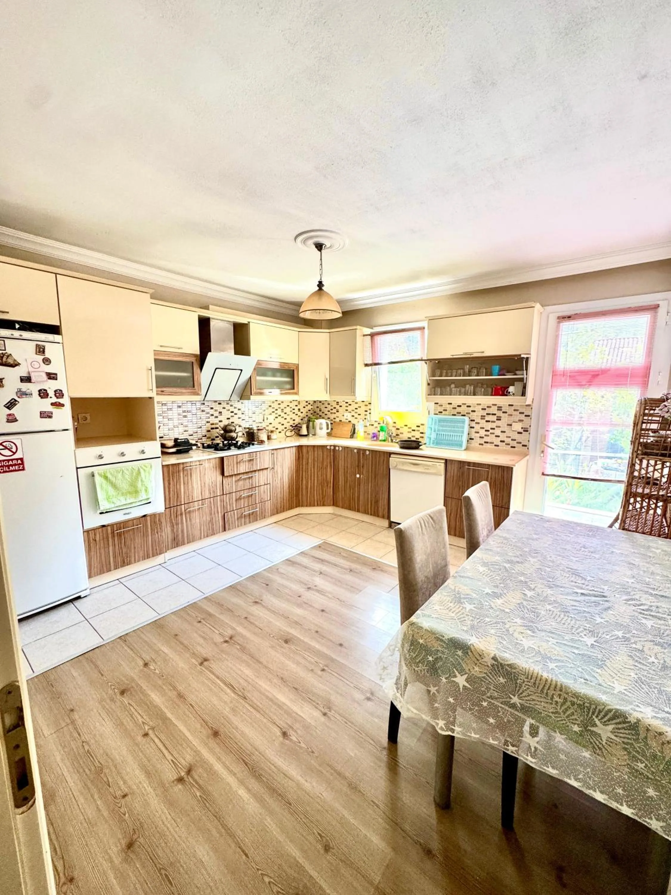 Kitchen or kitchenette in Villa Balım