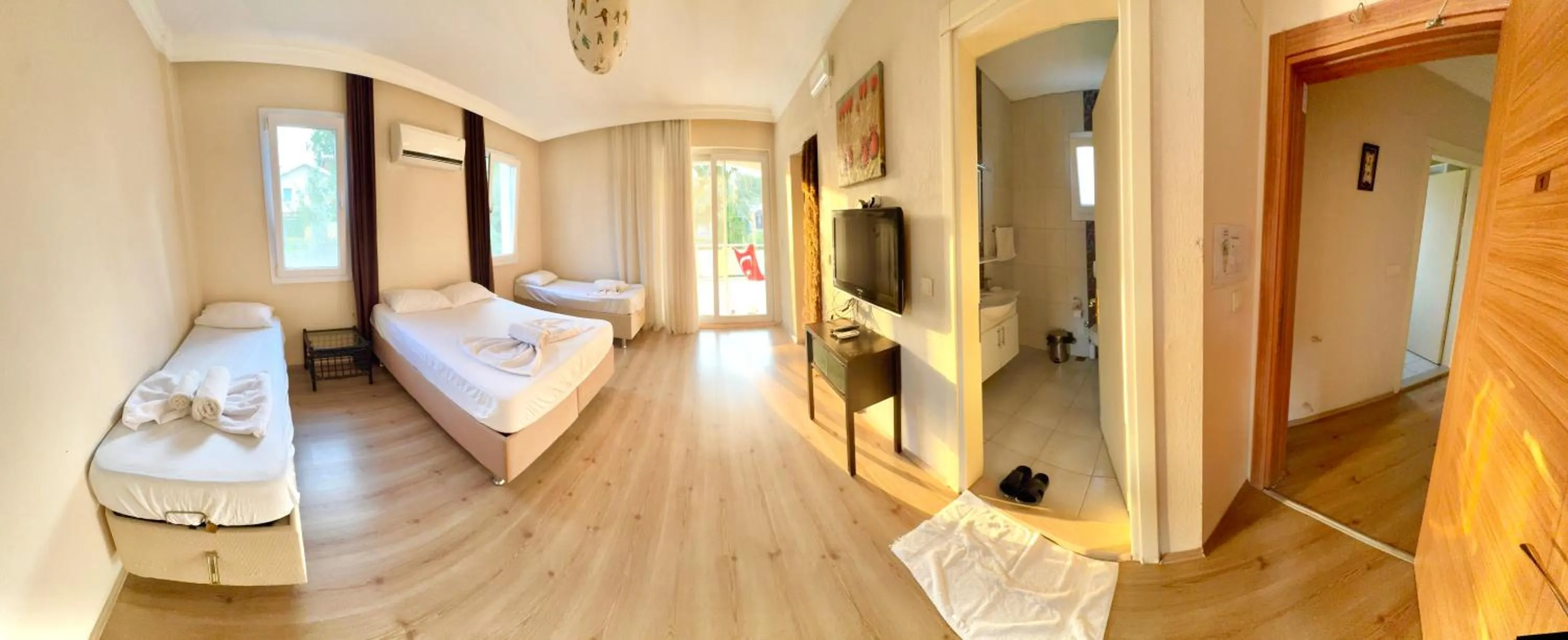 Toilet, Bed in Villa Balım