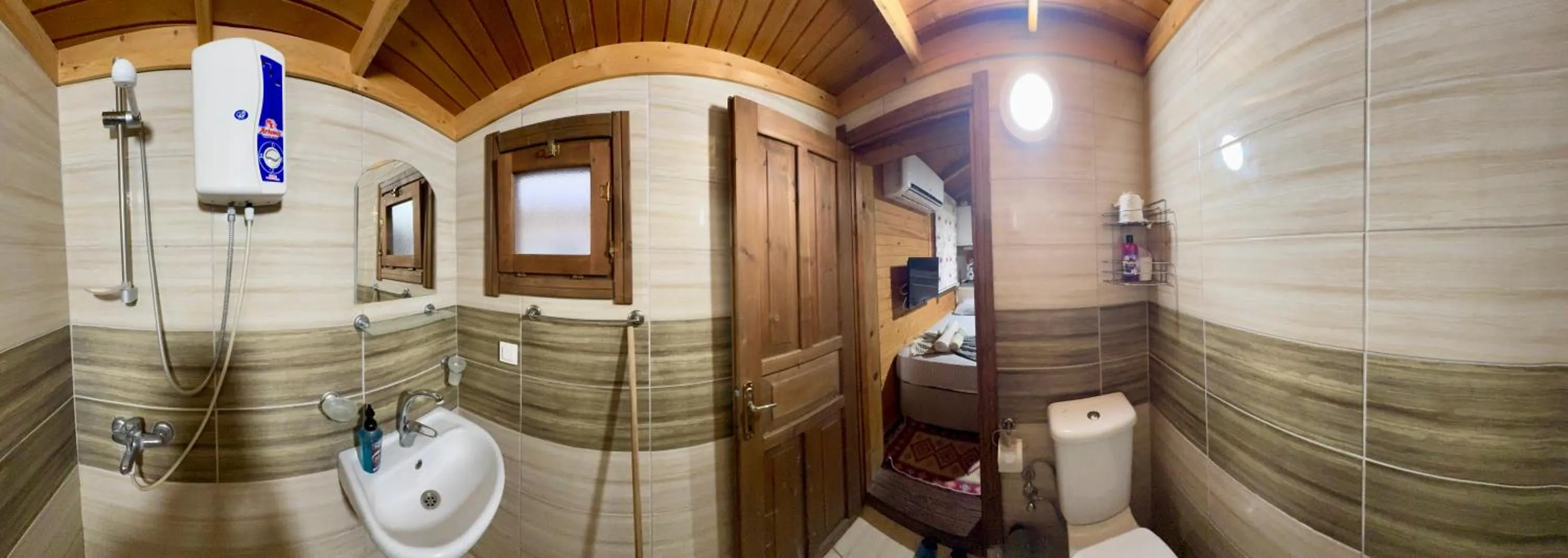 Shower in Villa Balım