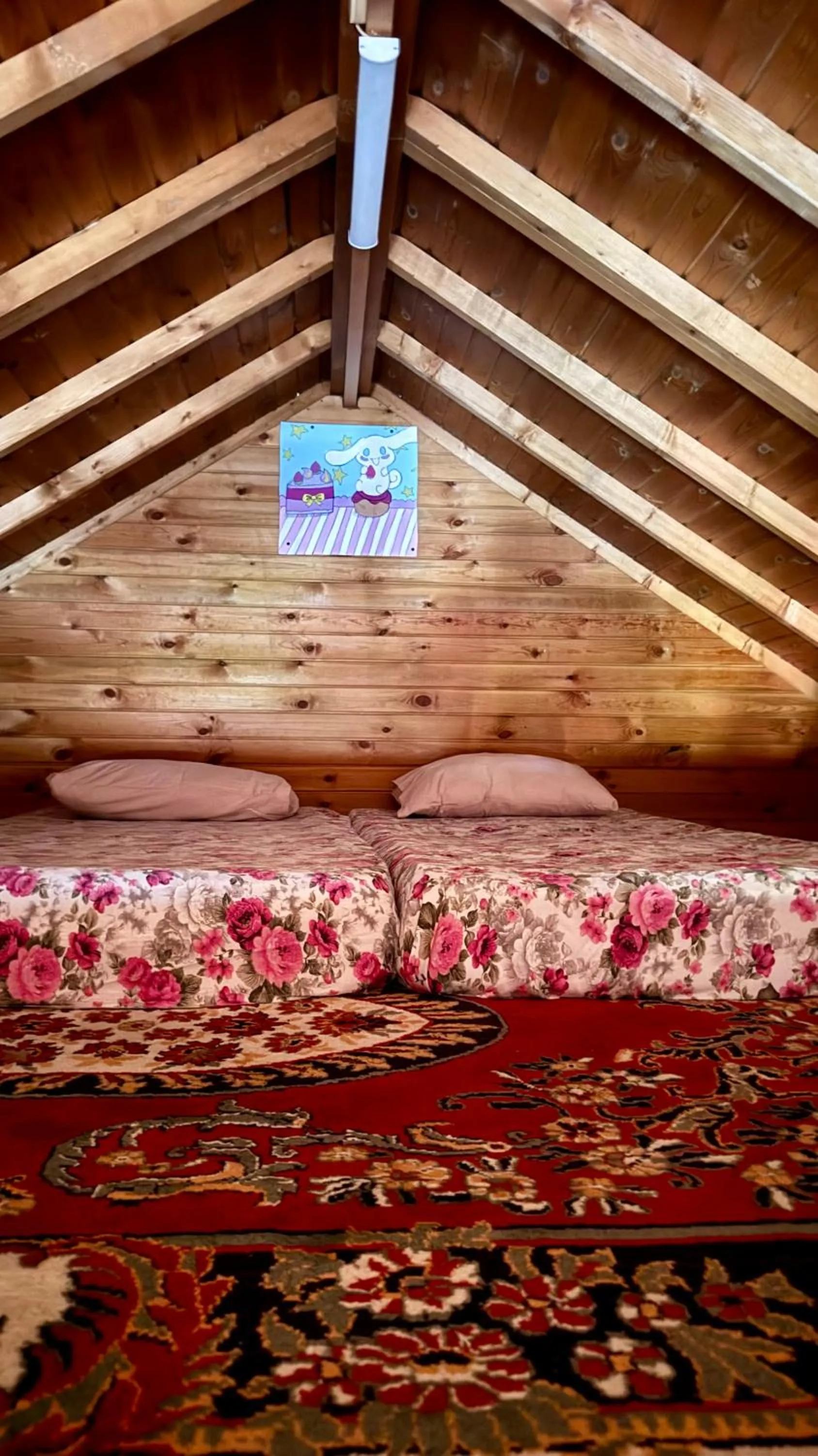 Bed in Villa Balım