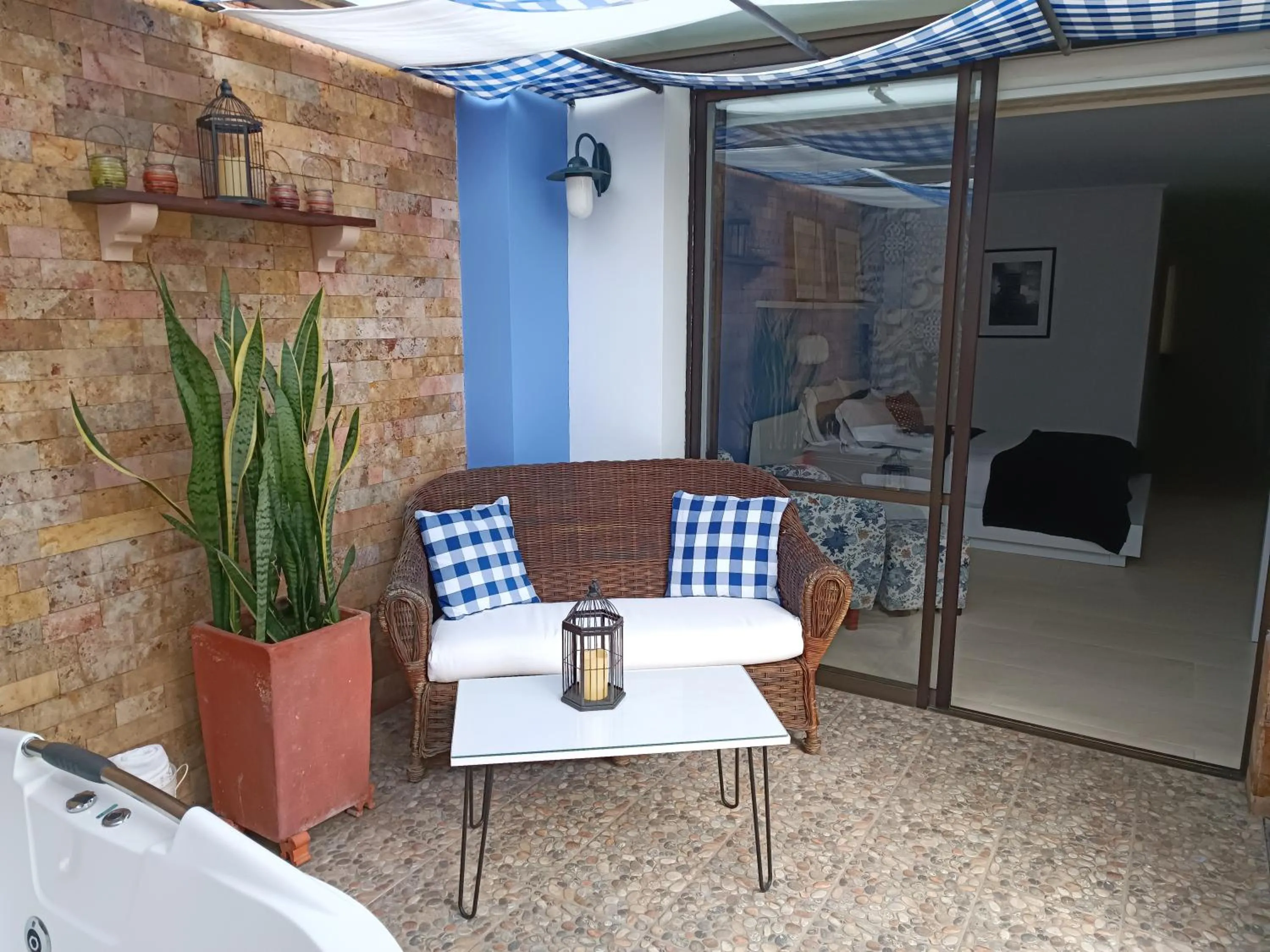 Balcony/Terrace in Hotel Boutique Confort Suites